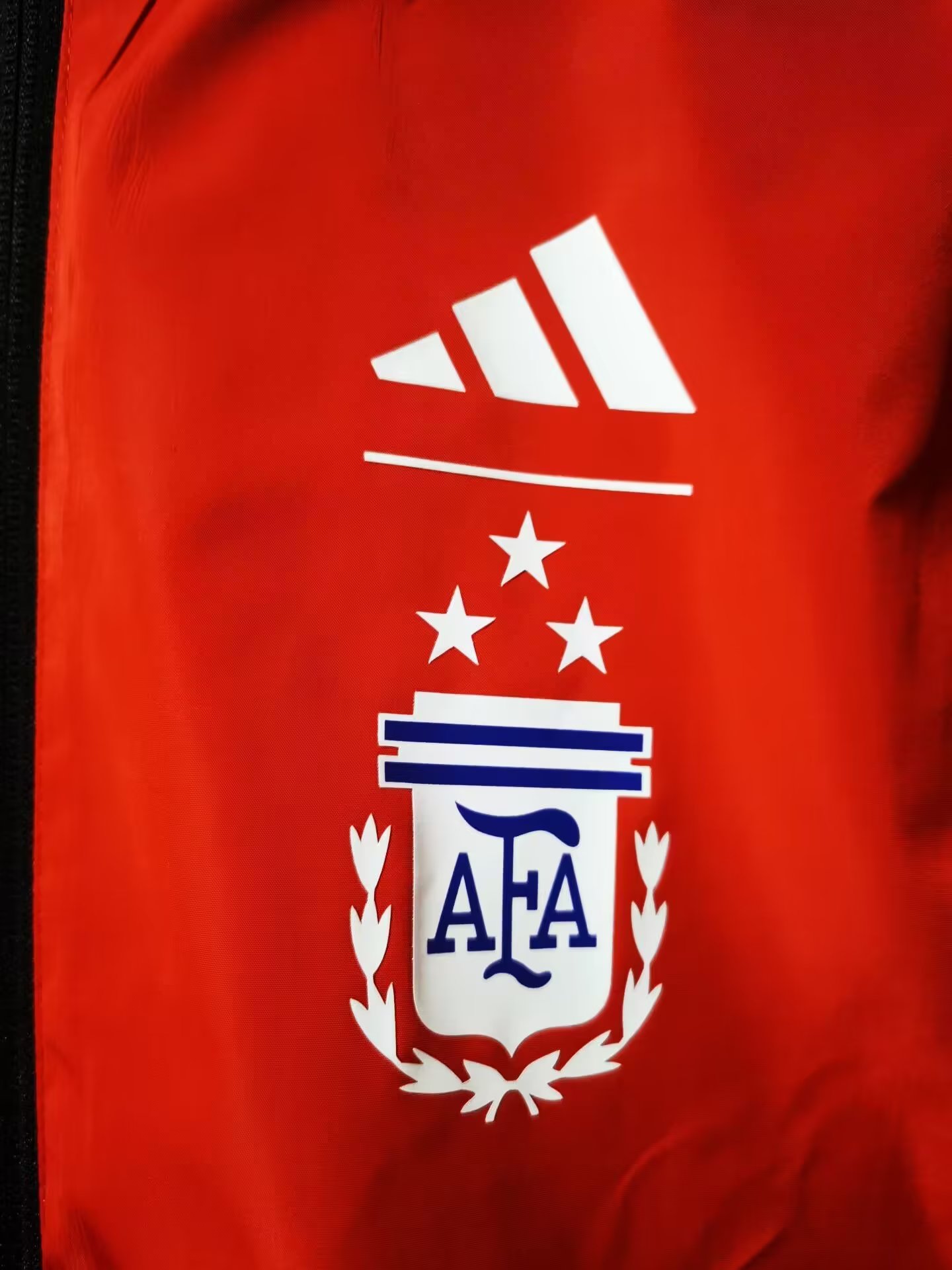 22/23 Argentina Windbreaker Jacket 3 Stars Black and Red Thai Quality - leoleo123123