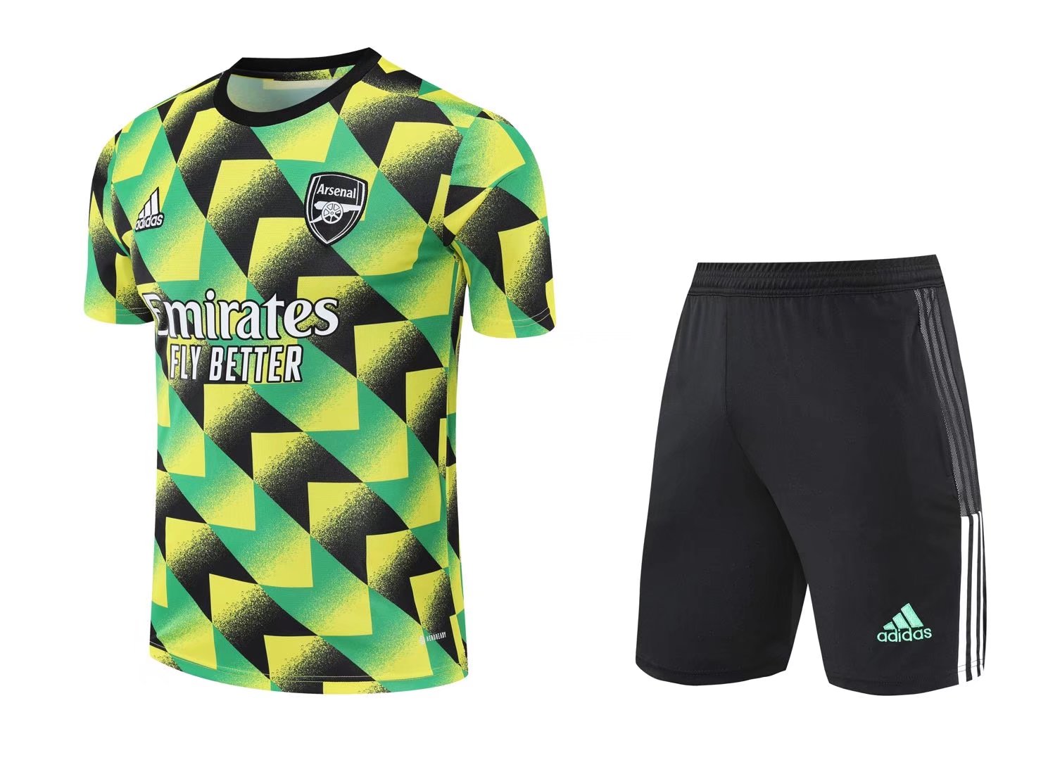 2022 Arsenal Training Set--Short Sleeve and Short Pant Training Jersey - leoleo123123