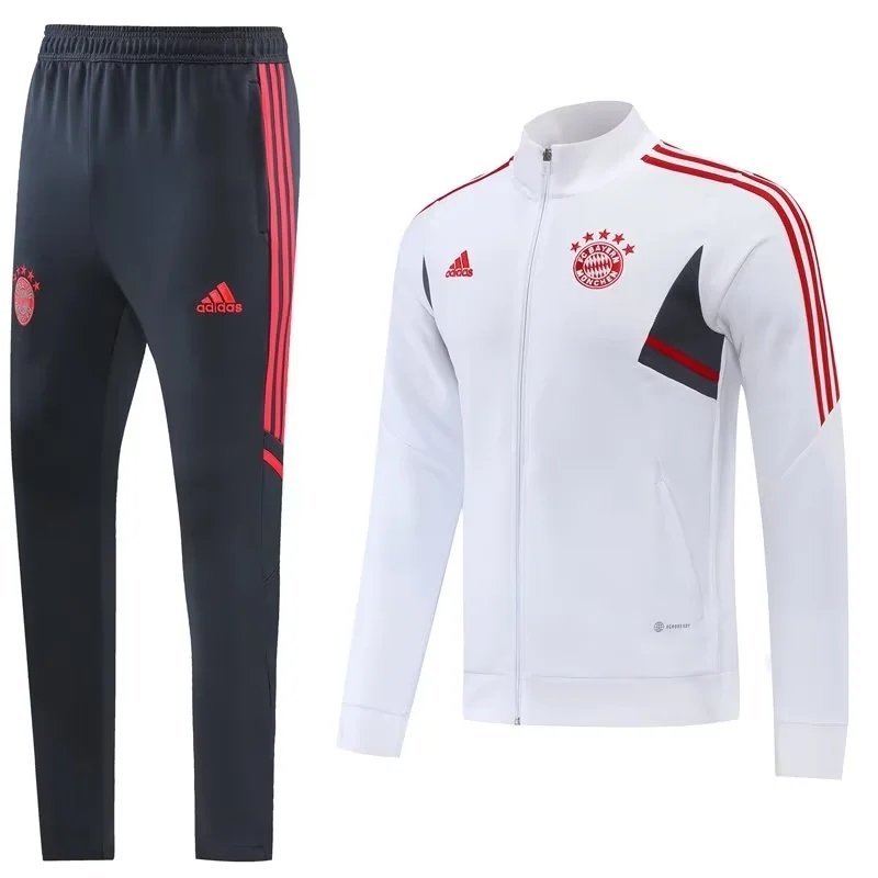 22-23 Bayern White Jacket Tracksuit Thai Quality - leoleo123123