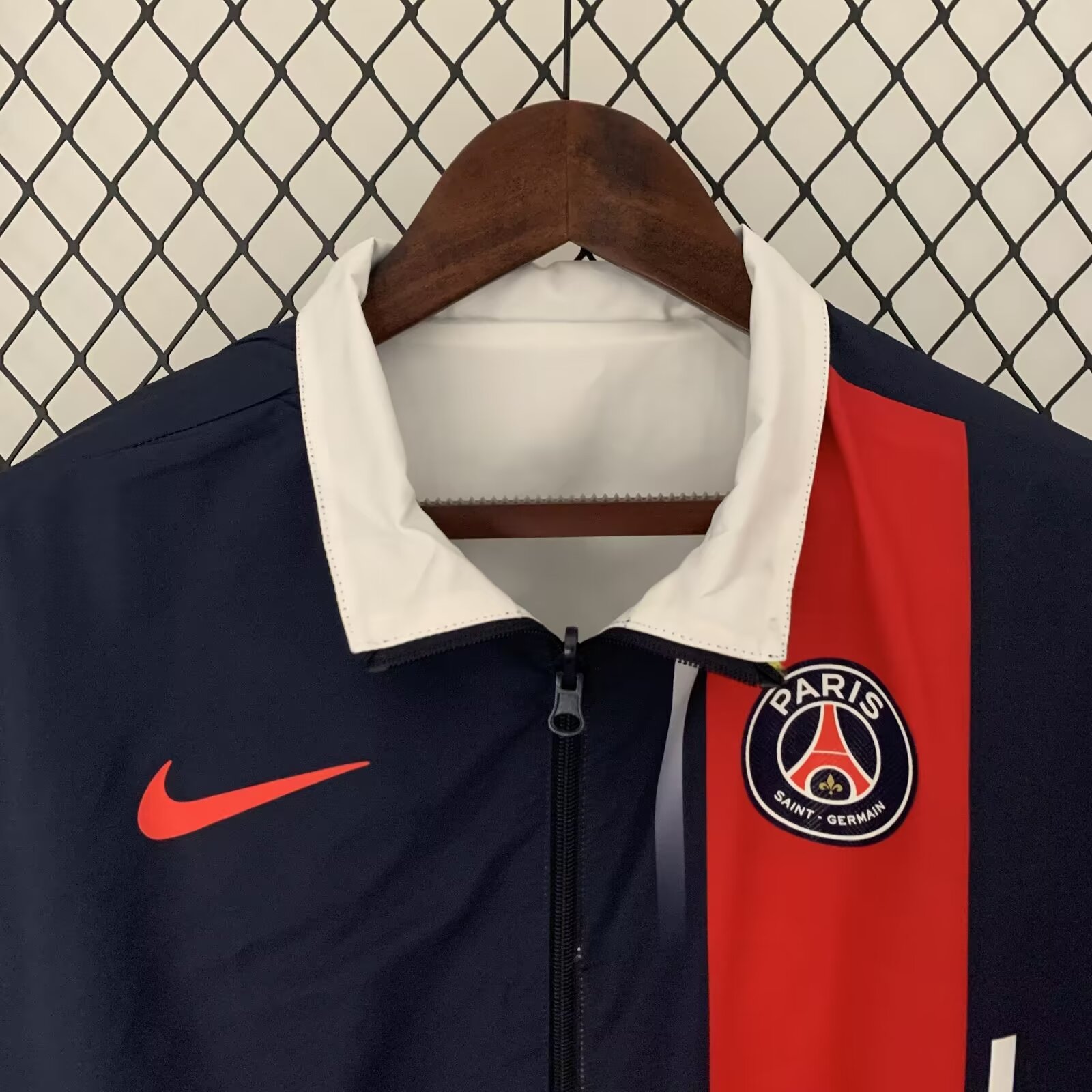 23/24 PSG Windbreaker Jacket two-sided Jacket Thai Quality - leoleo123123