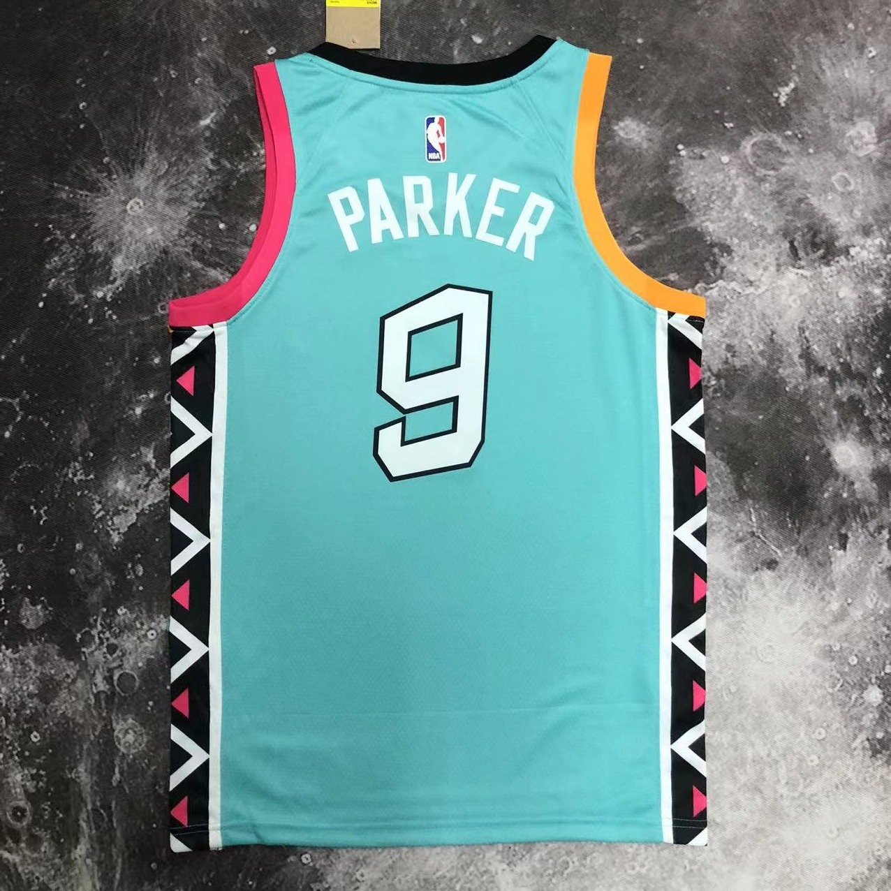 NBA Men 2023 San Antonio Spurs Blue #9 PARKER Jersey High Quality Name and Number Print - leoleo123123