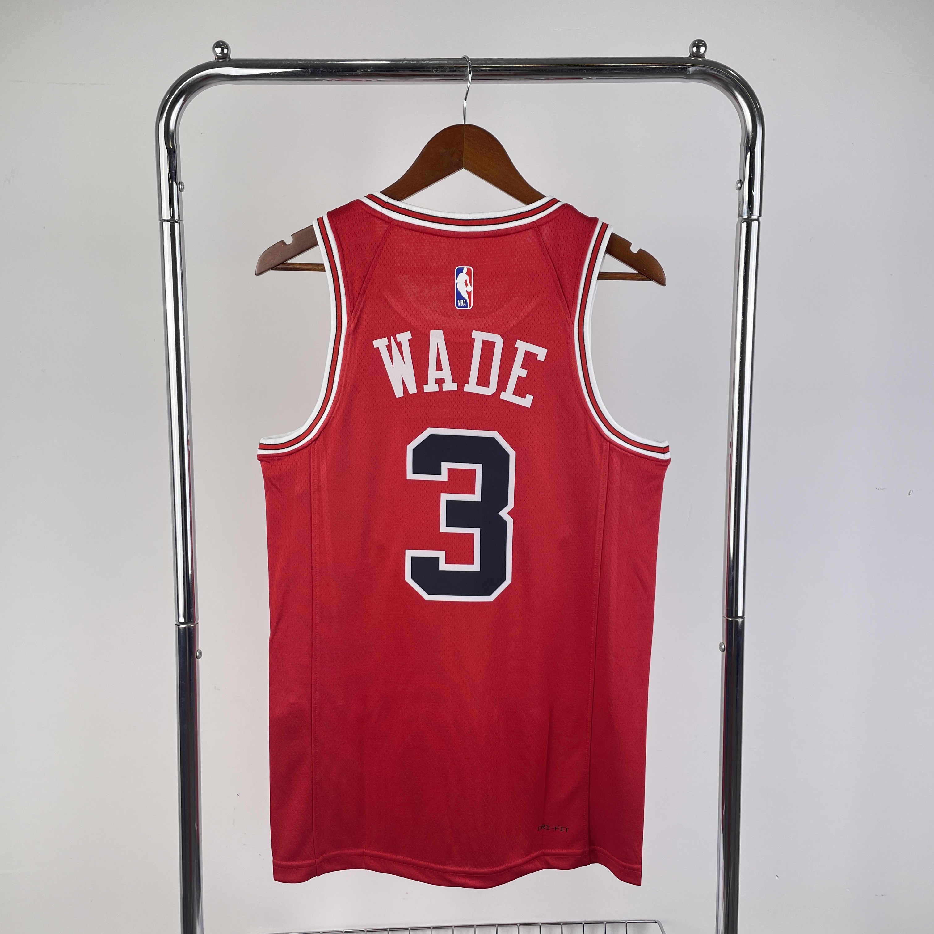 NBA Men 2023 Chicago Bulls Red #3 WADE Jersey High Quality Name and Number Print - leoleo123123