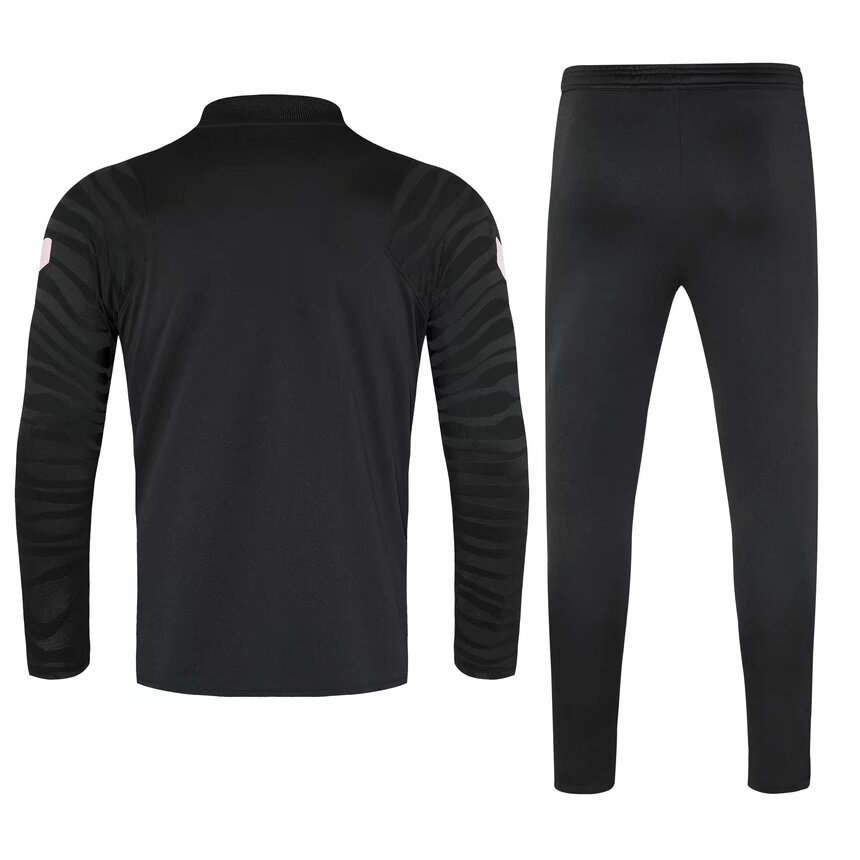 21/22 PSG Black Sweater Tracksuit Thai Quality - leoleo123123