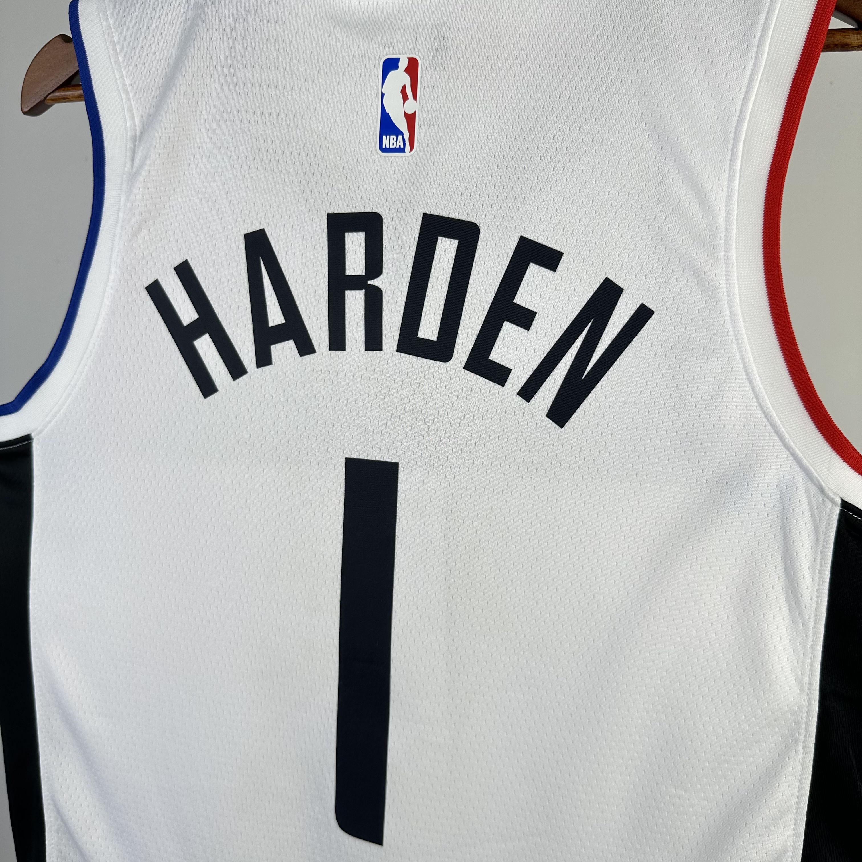NBA Season 20-21 Men Los Angeles Clippers in Latin White City #1 HARDEN Jersey High Quality Name and Number Print - leoleo123123