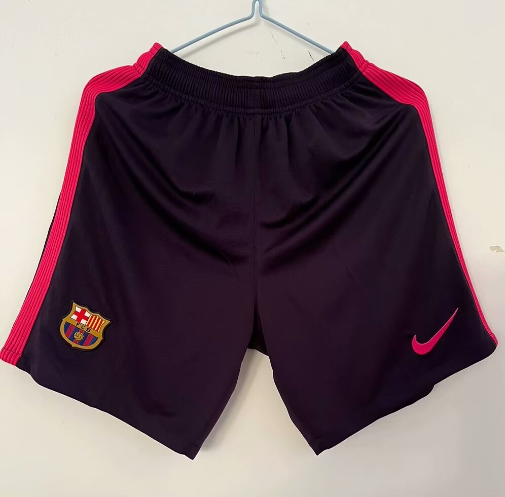 16/17 Barcelona Away Pants Short - leoleo123123