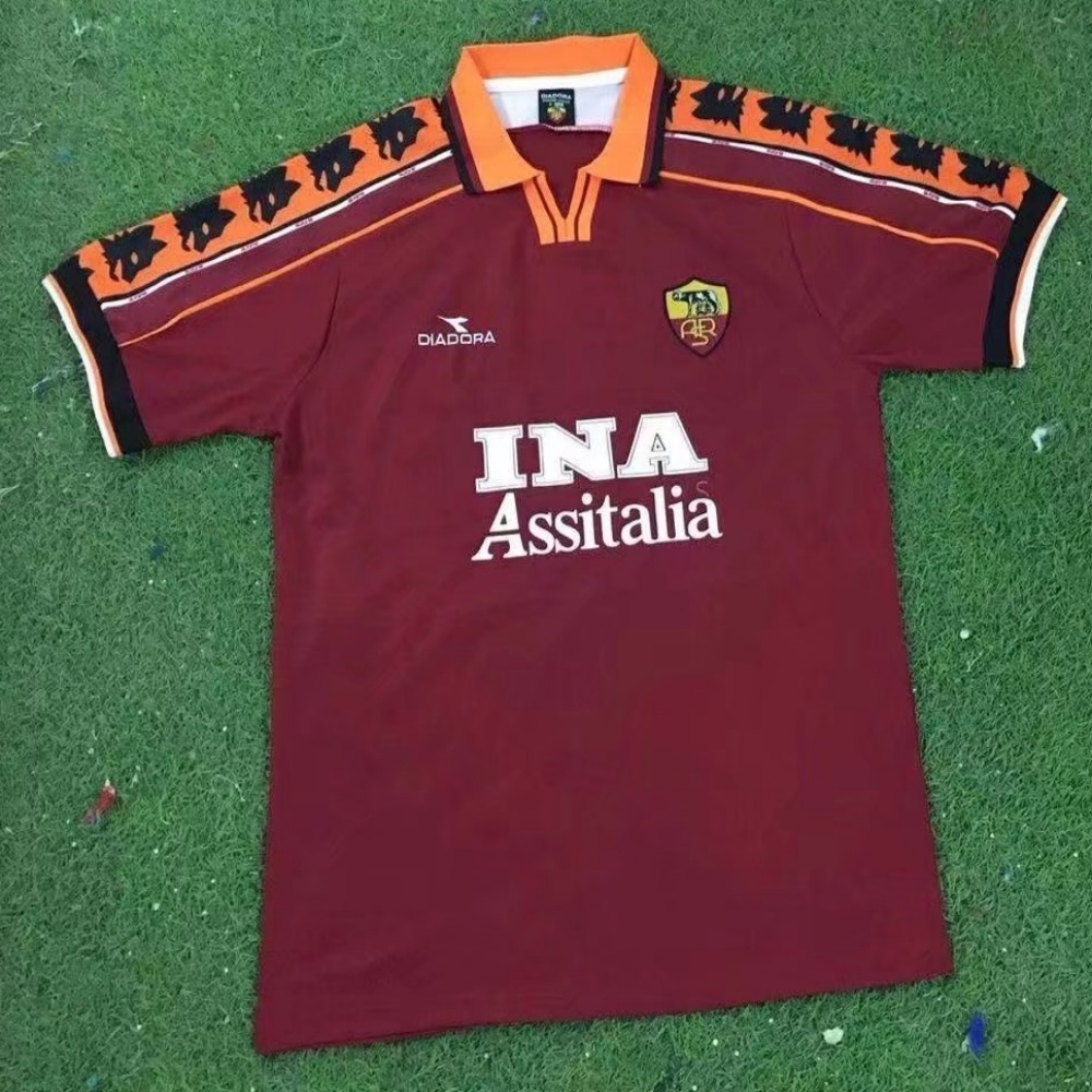 98/99 Roma Home Retro Jersey - leoleo123123