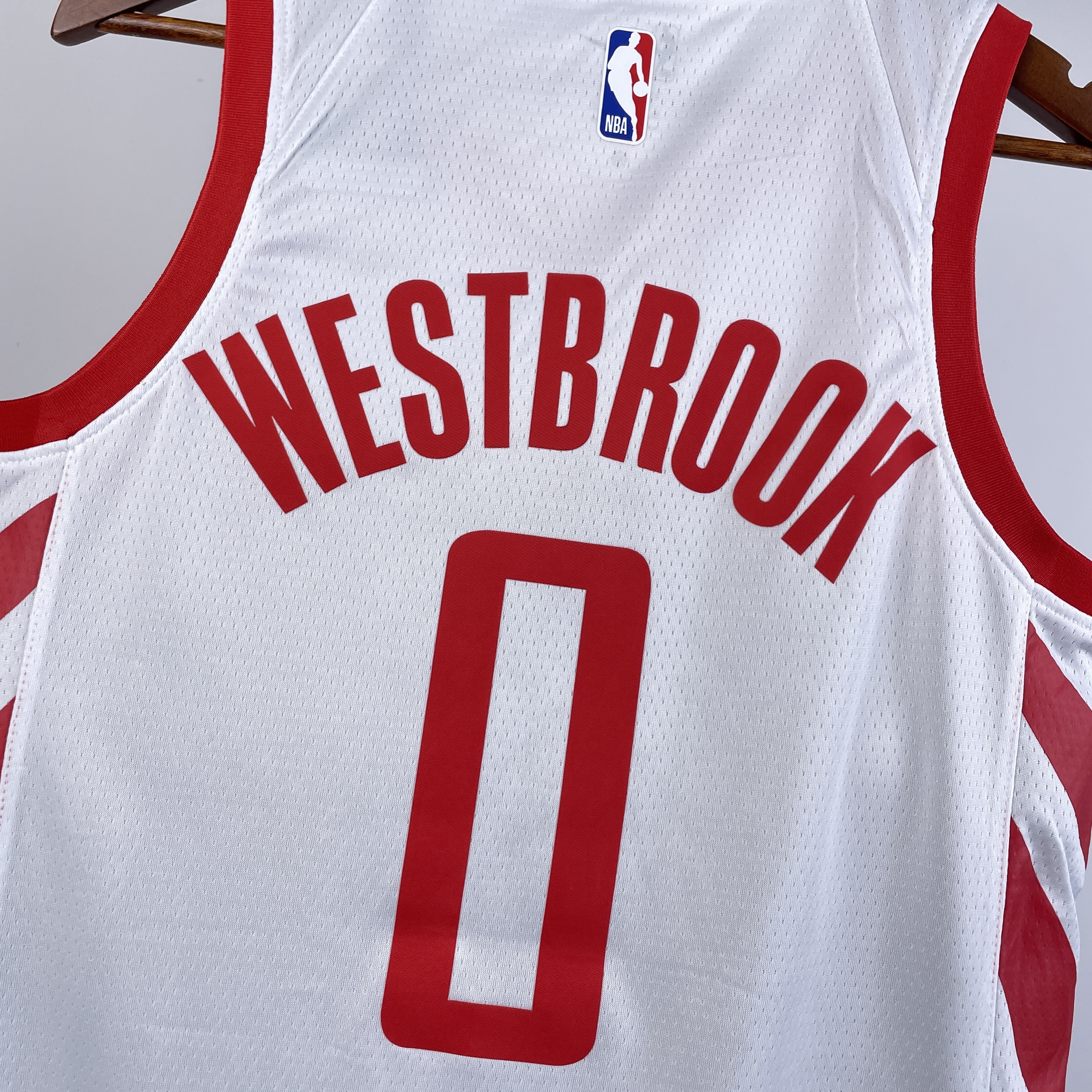 NBA Men 2019 Houston Rockets White #0 WESTBROOK Classics Swingman Jersey - leoleo123123