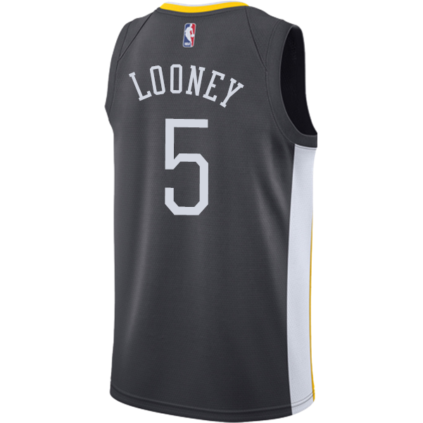 NBA Men Golden State Warriors Black #5 LOONEY Jersey High Quality Name and Number Print - leoleo123123