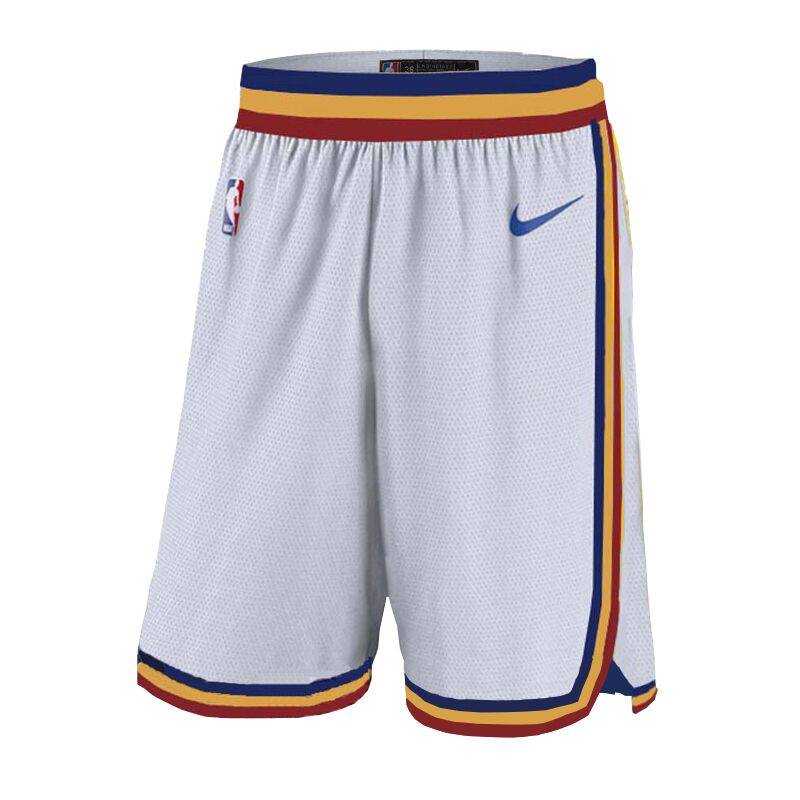 NBA Men Golden State Warriors New Model Retro White Jersey High Quality Name and Number Print - leoleo123123