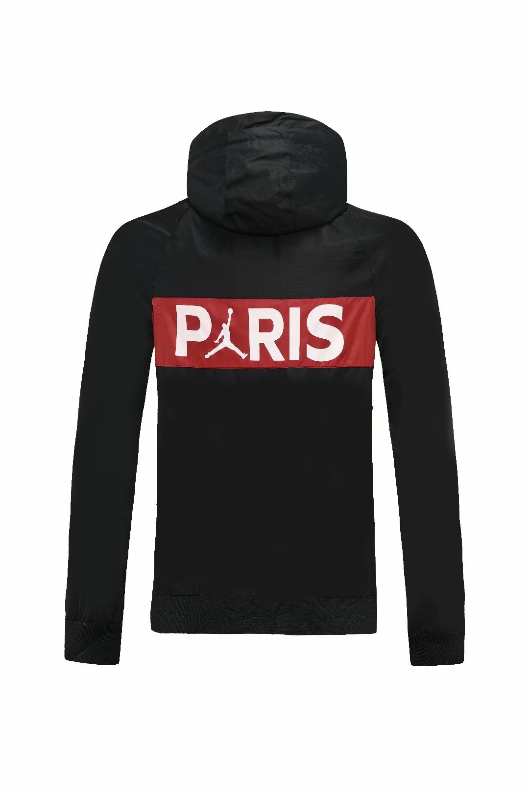 20-21 PSG Black with Red & Blue Lines Windbreaker Jacket Thai Quality - leoleo123123
