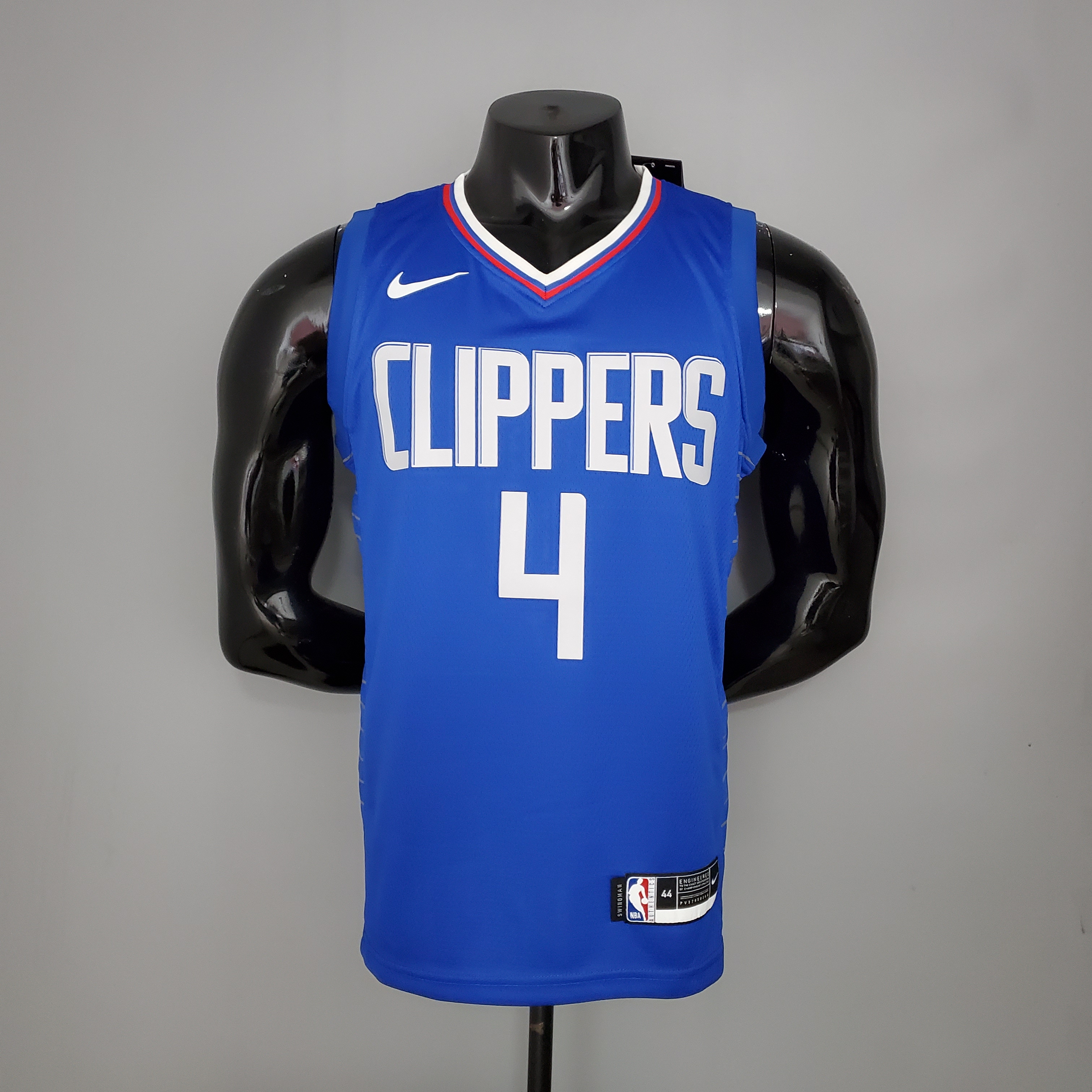 NBA Men Los Angeles Clippers Blue #4 RONDO Jersey High Quality Name and Number Print - leoleo123123