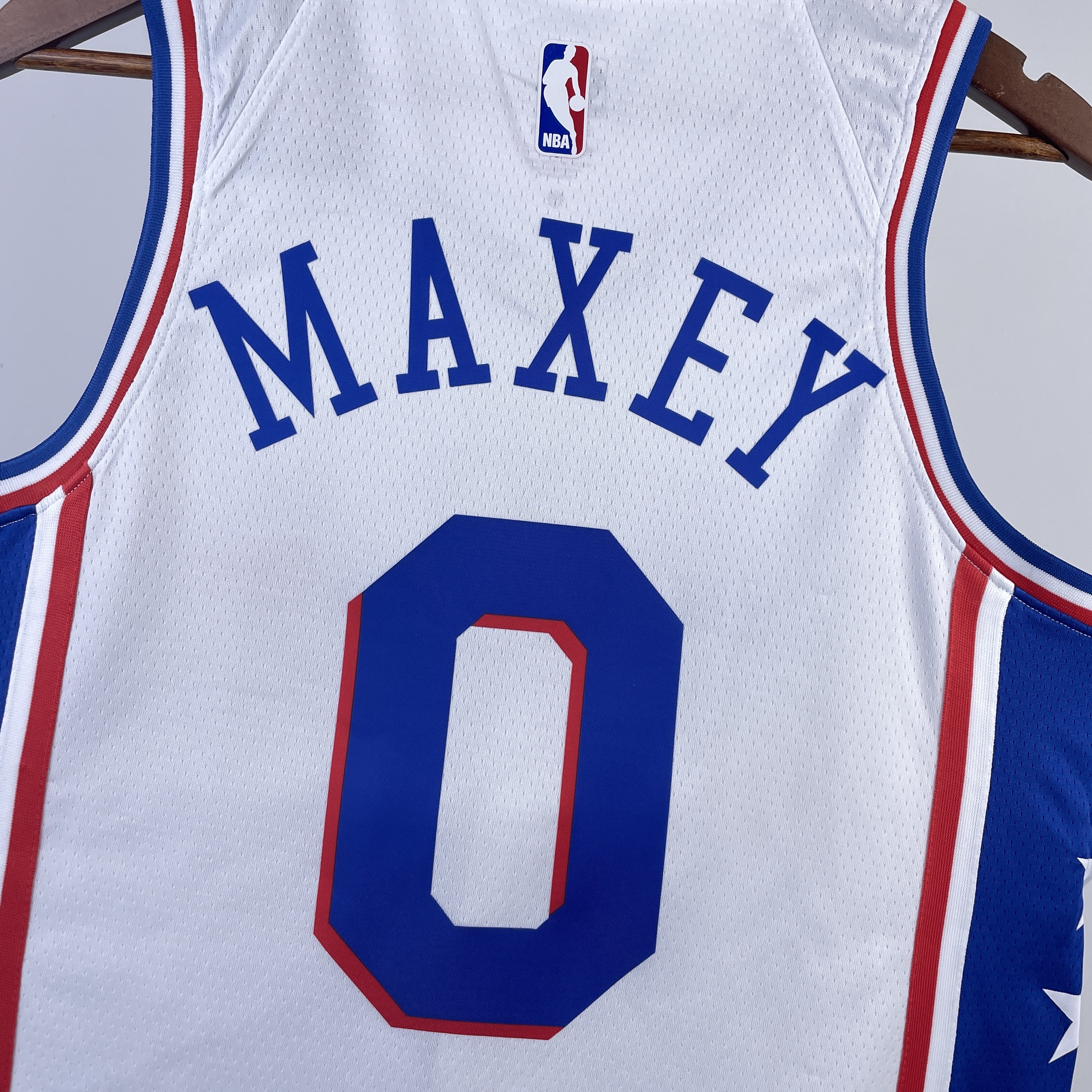 NBA Men 2023 Philadelphia 76ers White #0 MAXEY Swingman Jersey - leoleo123123