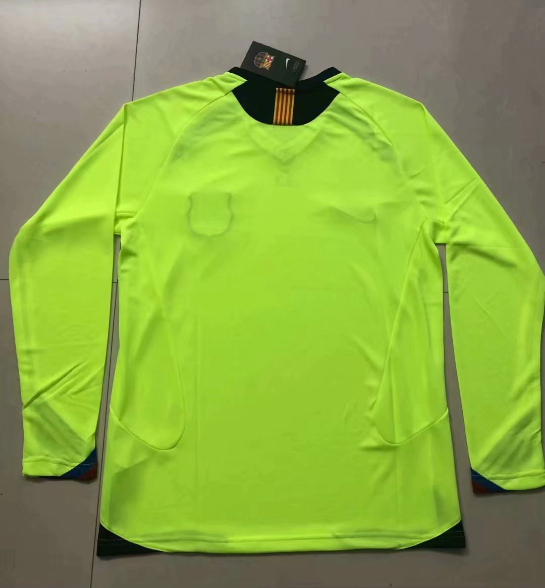 05-06 Barcelona away Retro Jersey Long Sleeve - leoleo123123