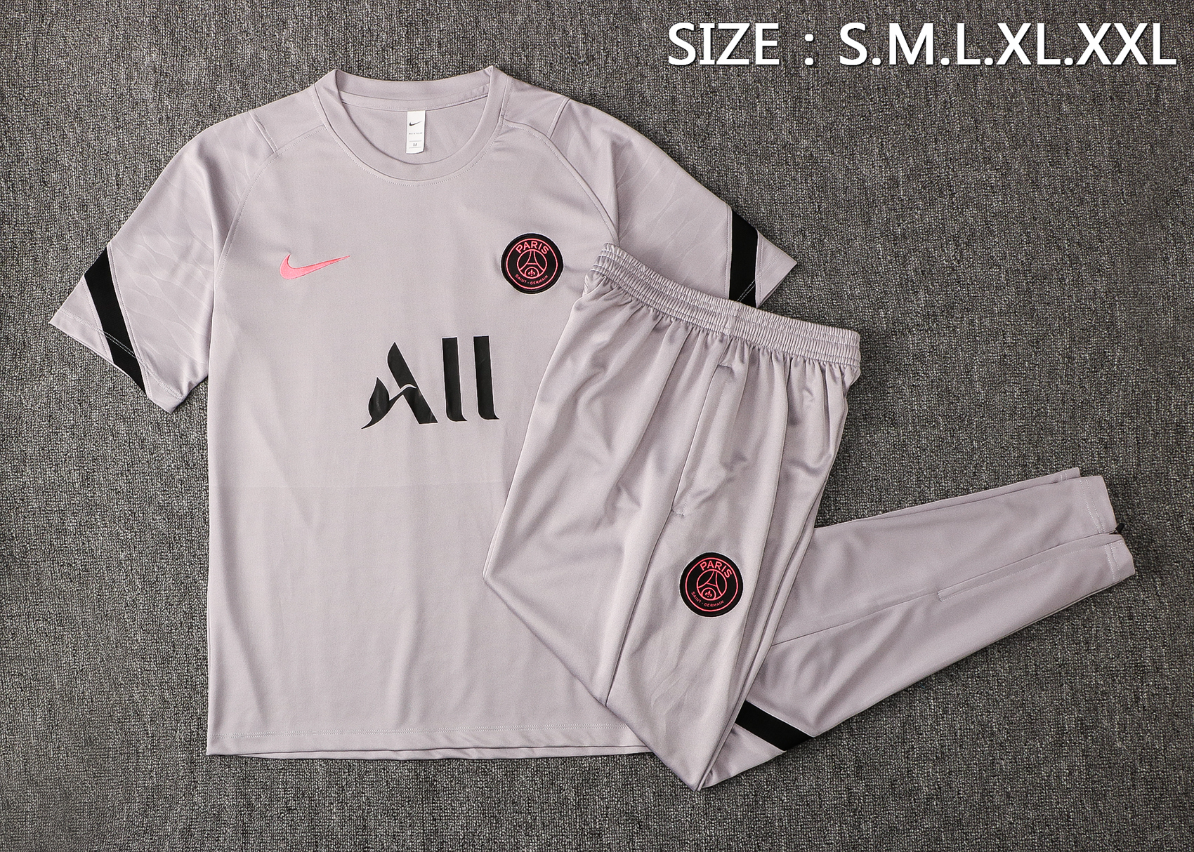 21-22 PSG Grey Training Tracksuit Thai Quality - leoleo123123