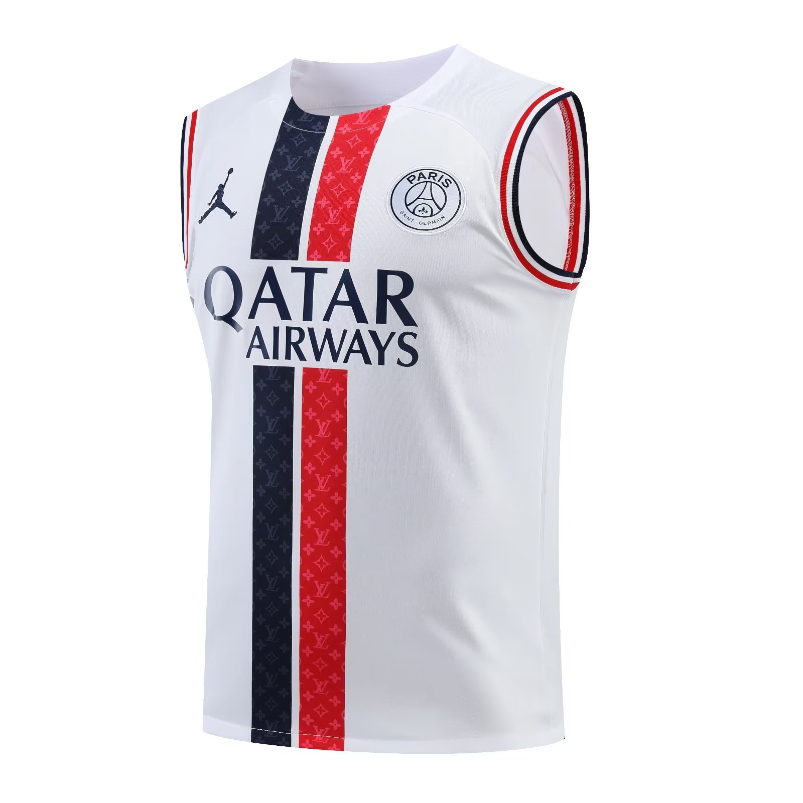 23/24 PSG Jordan Training Vest White Color Fans Version - leoleo123123