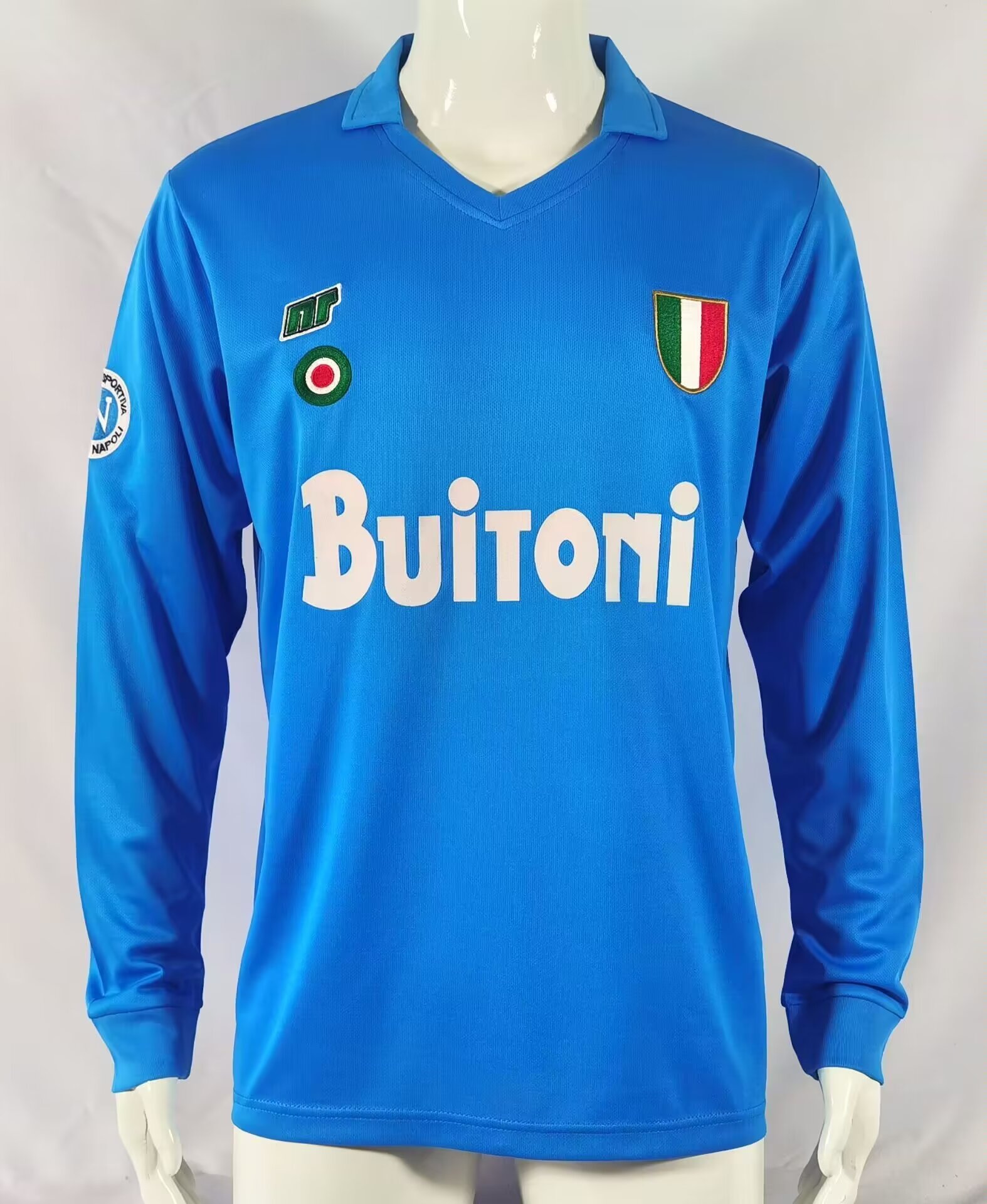 87/88 Napoli Home Retro Jersey Long Sleeve Thail Quality - leoleo123123