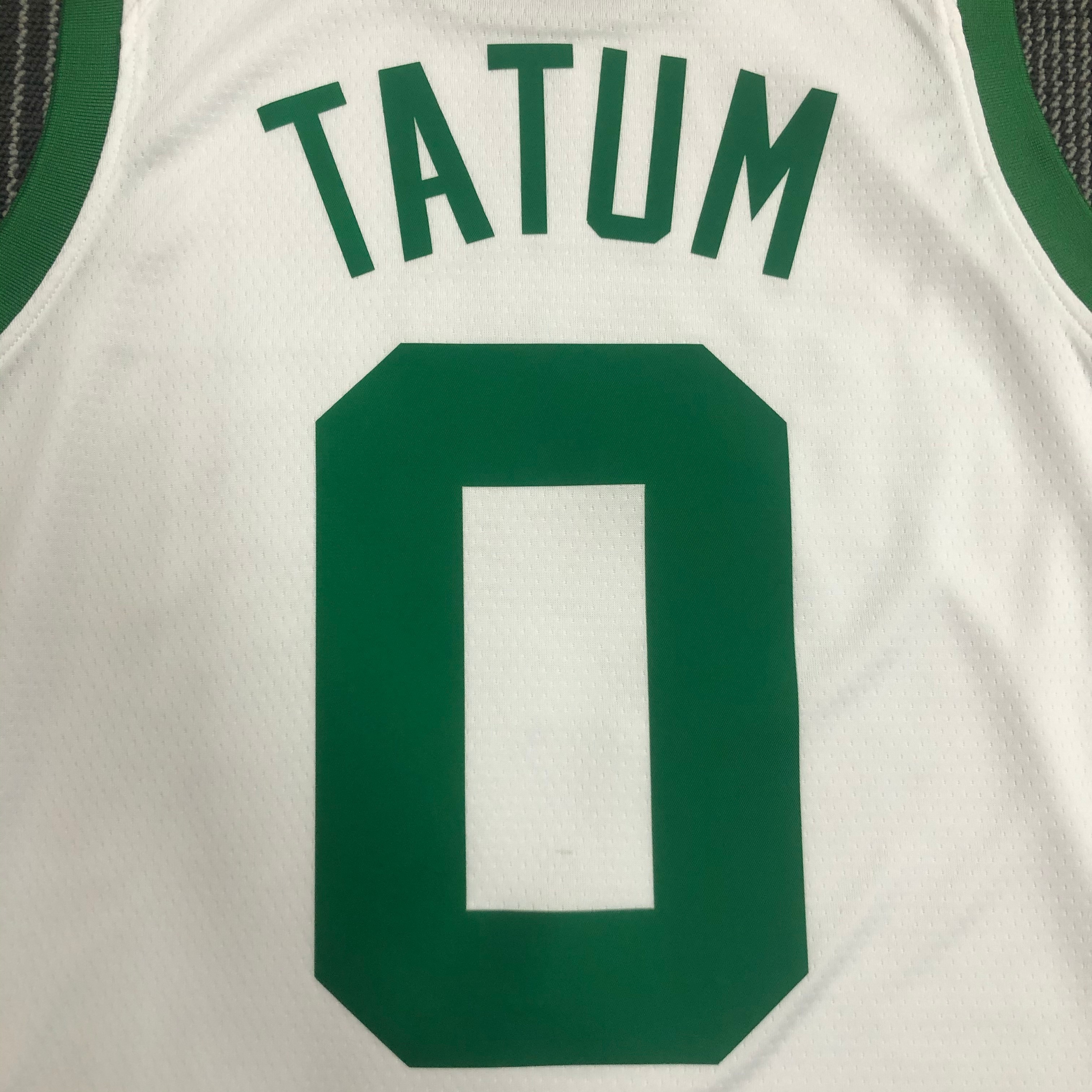 NBA 75th Anniversary Boston Celtics Retro White #0 TATUM Jersey High Quality Name and Number Print - leoleo123123