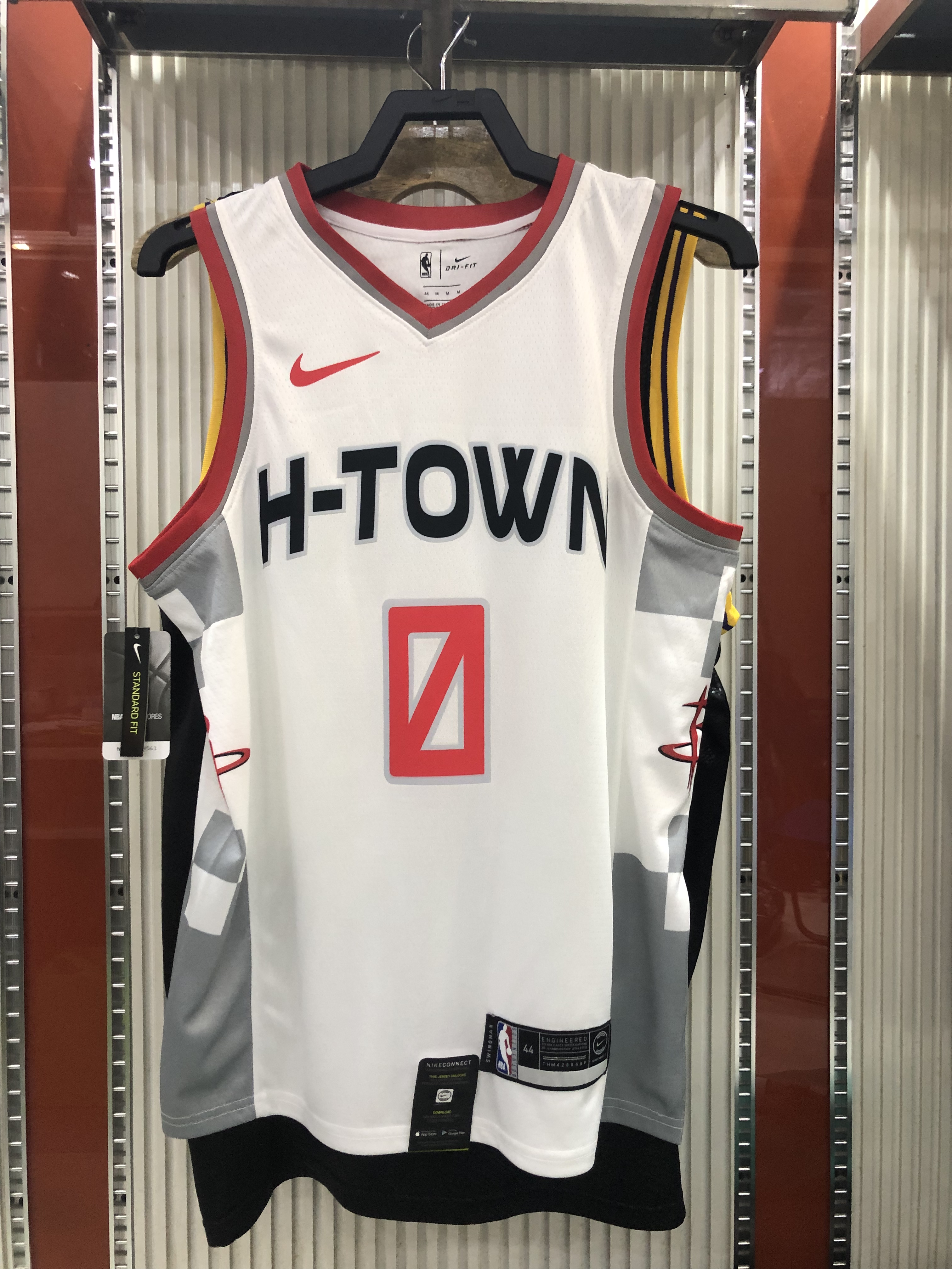 NBA Men Houston Rockets White City #0 WESTBROOK Jersey High Quality Name and Number Print - leoleo123123