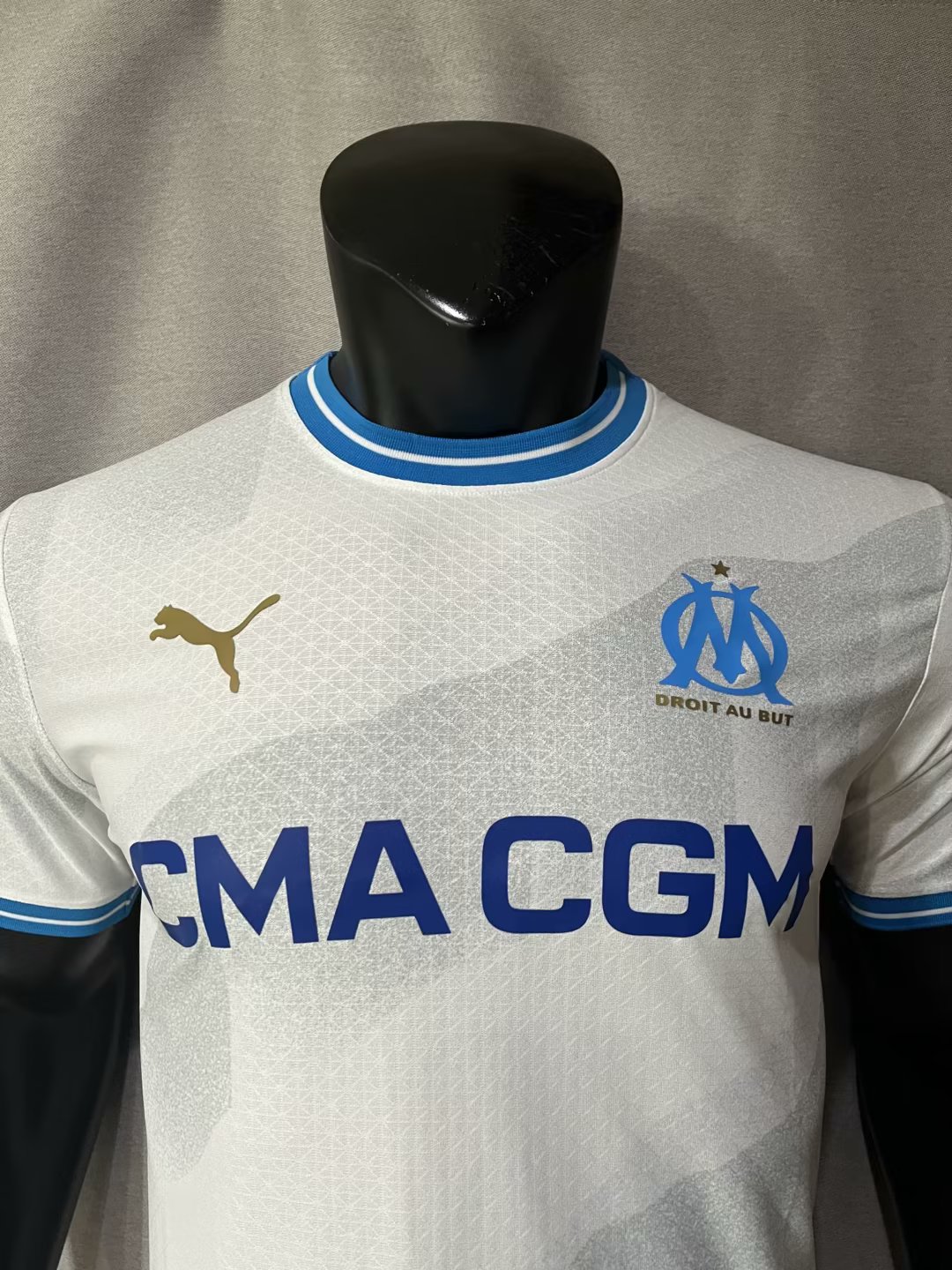 23/24 Marseille Home Jersey Player Version 1:1 Quality (chaoshen) - leoleo123123