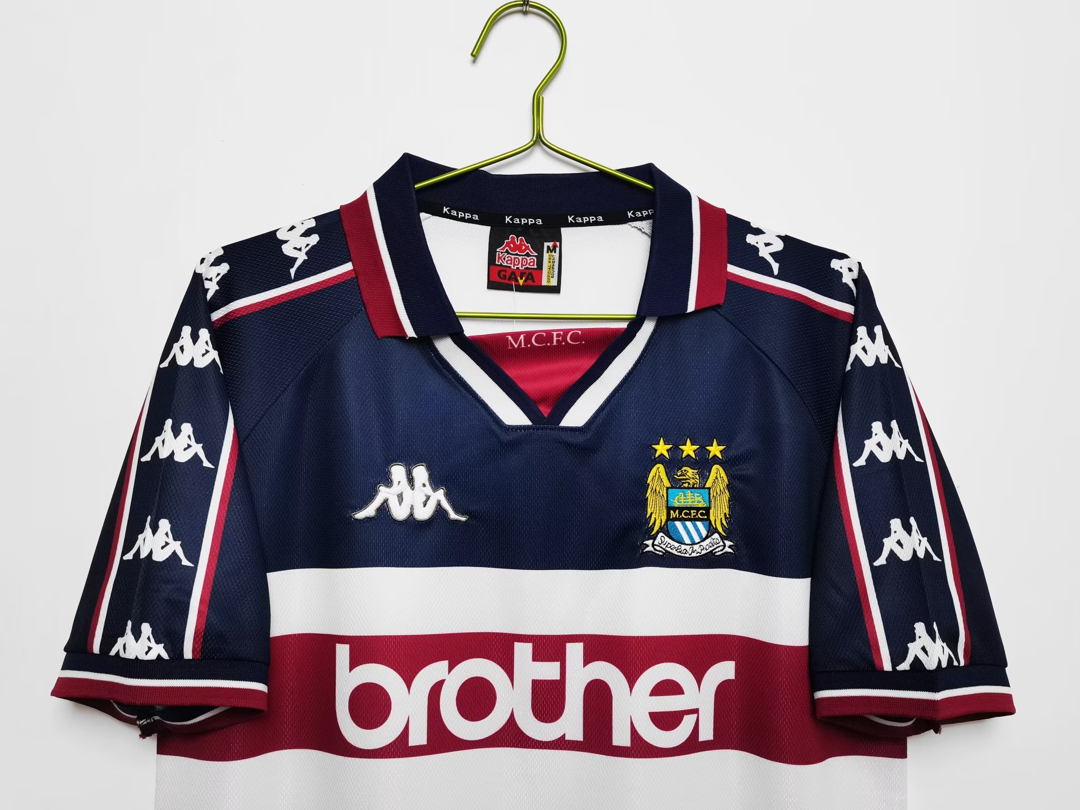 97/98 Manchester City Away Retro Jersey - leoleo123123