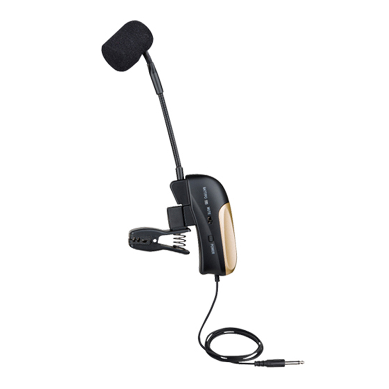 Saxophone Microphone Pickup Clip-On for Trumpet Tuba Clarinet Wind Brass Instrument Wired Condenser Alto Tenor Baritone ACEMIC - leoleo123123