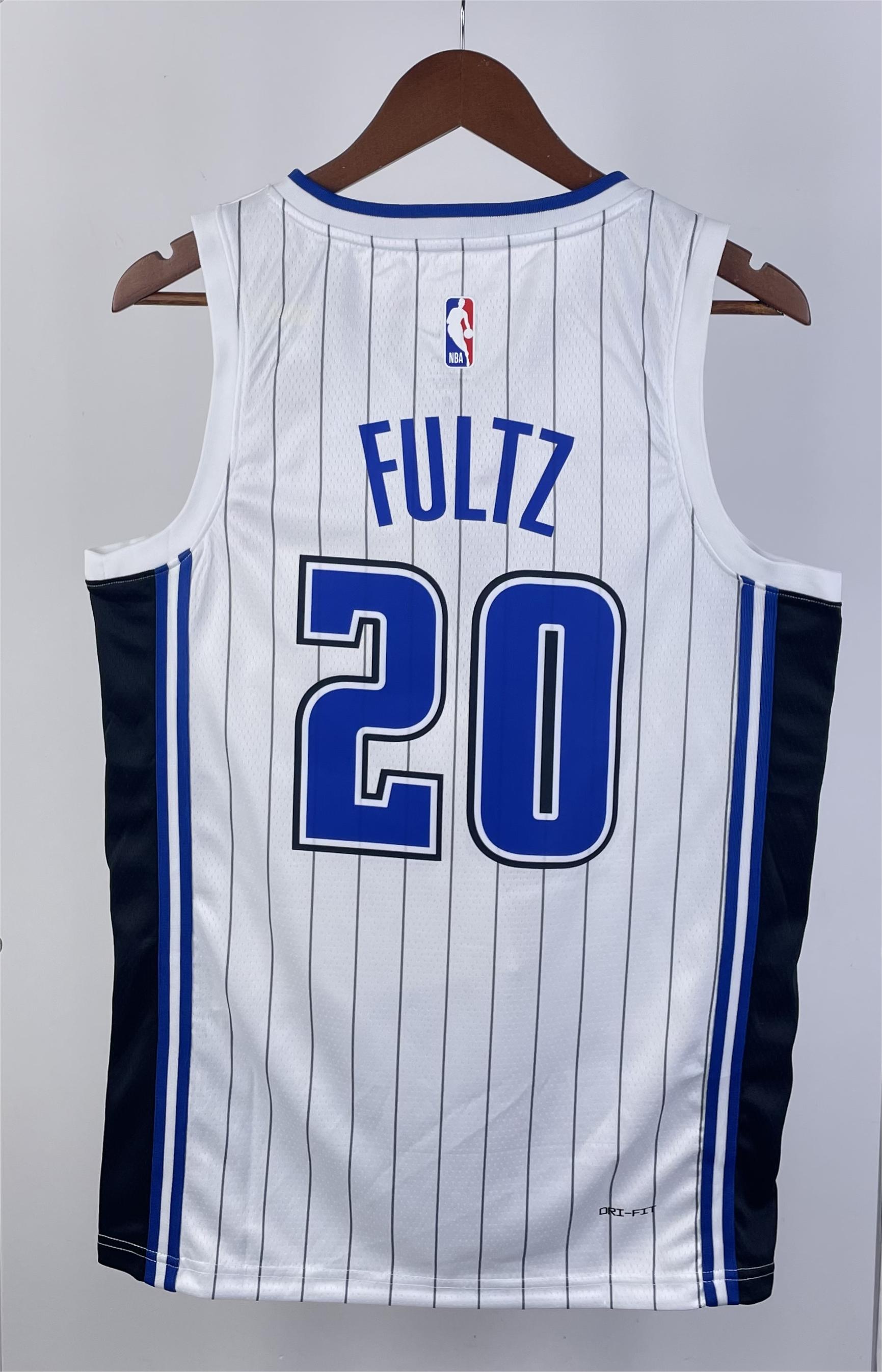 NBA Season 2023 Orlando Magic White #20 FULTZ Jersey High Quality Name and Number Print - leoleo123123