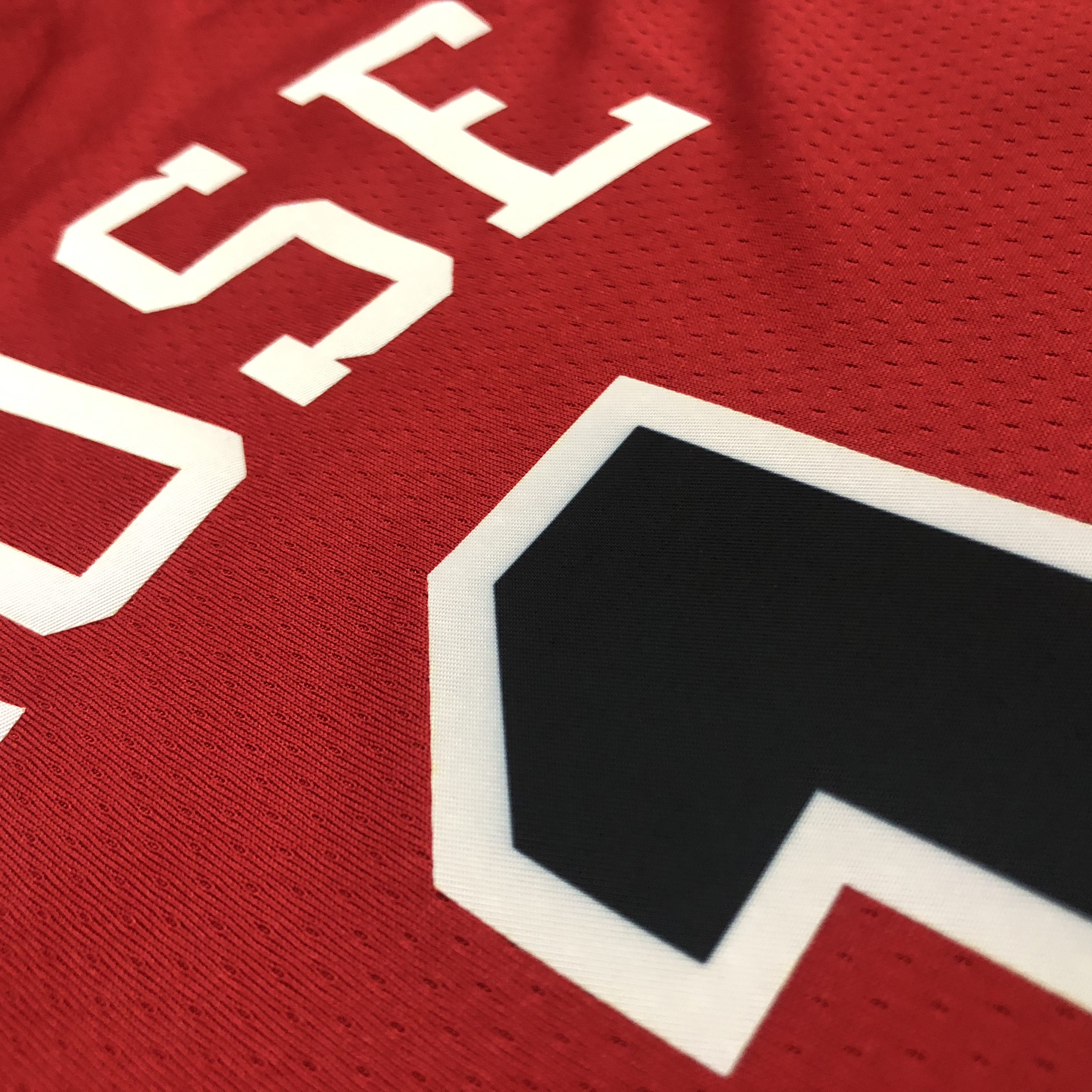 NBA Men 75th Anniversary Chicago Bulls Red #1 ROSE Jersey High Quality Name and Number Print - leoleo123123