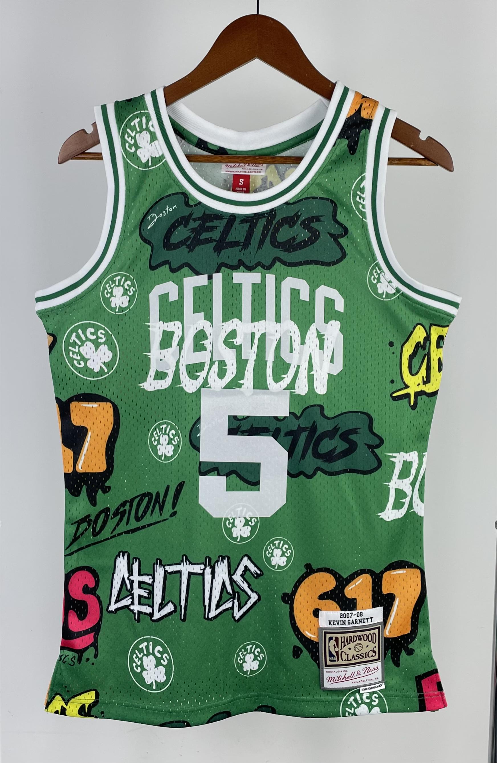 NBA Men Season 07-08 Boston Celtics Green #5 GARNETT Swingman Jersey - leoleo123123