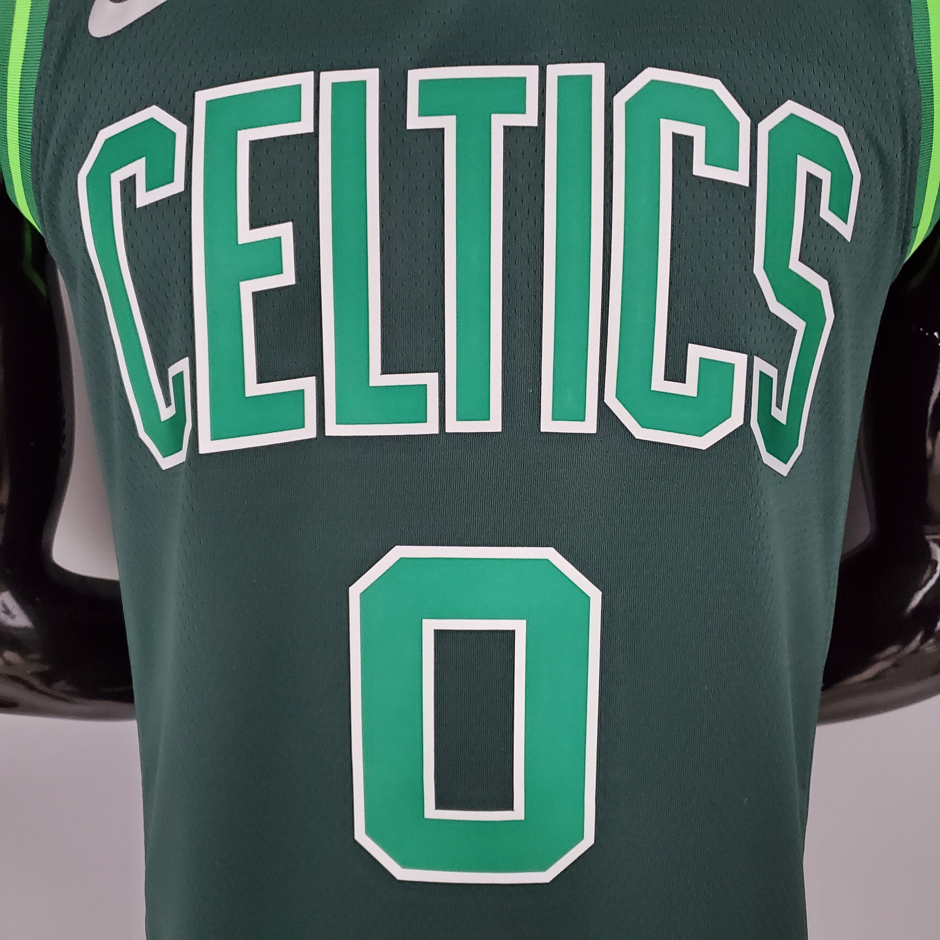 NBA Season 2021 Boston Celtics Dark Green Rewarding Version #0 TATUM Jersey High Quality Name and Number Print - leoleo123123