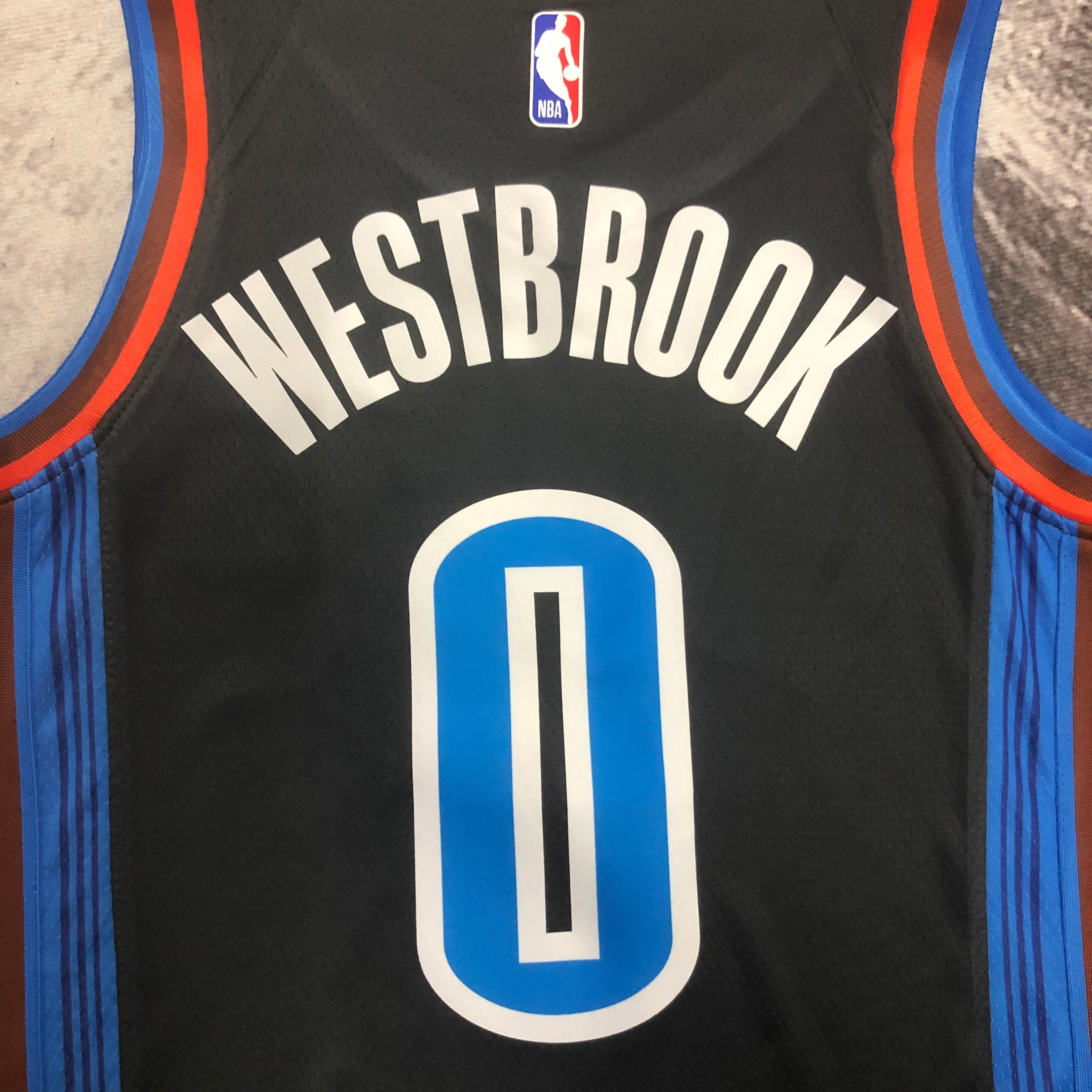 NBA New Season 2023 Men Oklahoma City Thunder Black #0 WESTBROOK Jersey High Quality Name and Number Print - leoleo123123