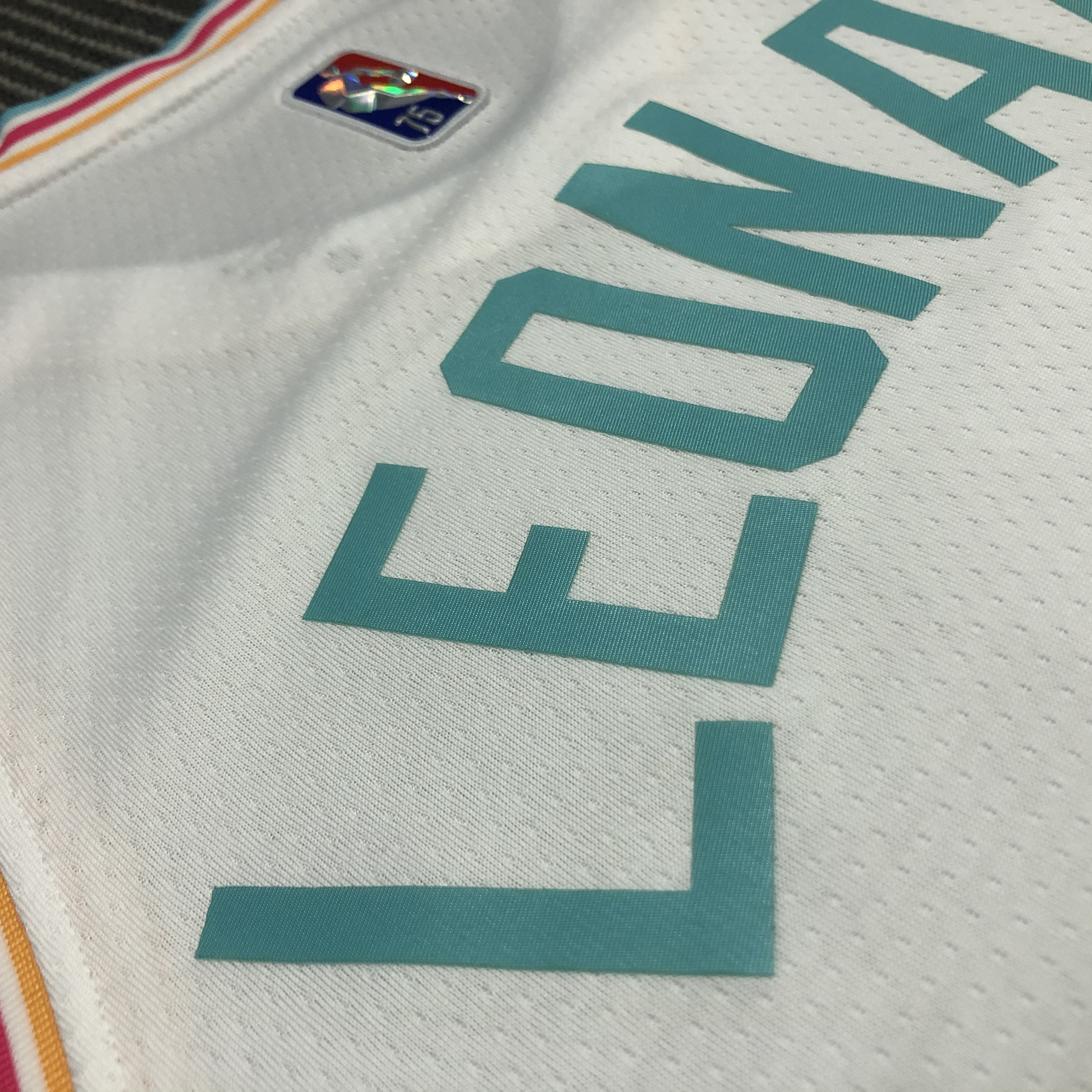 NBA Men 75th Anniversary Season 2022 San Antonio Spurs White #2 LEONARD Jersey High Quality Name and Number Print - leoleo123123