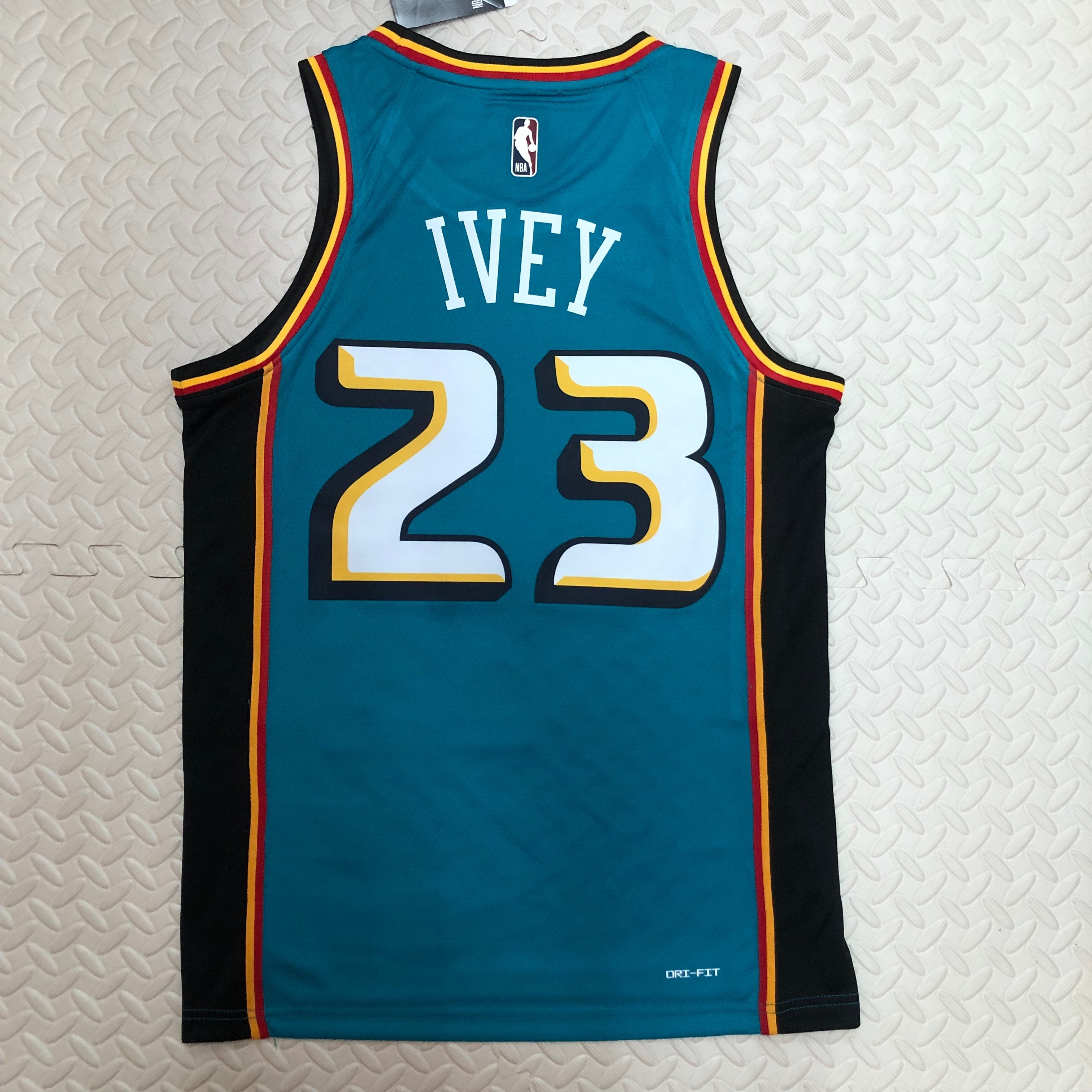 NBA Season 2023 Detroit Pistons Retro Green #22 IVEY Jersey High Quality Name and Number Print - leoleo123123