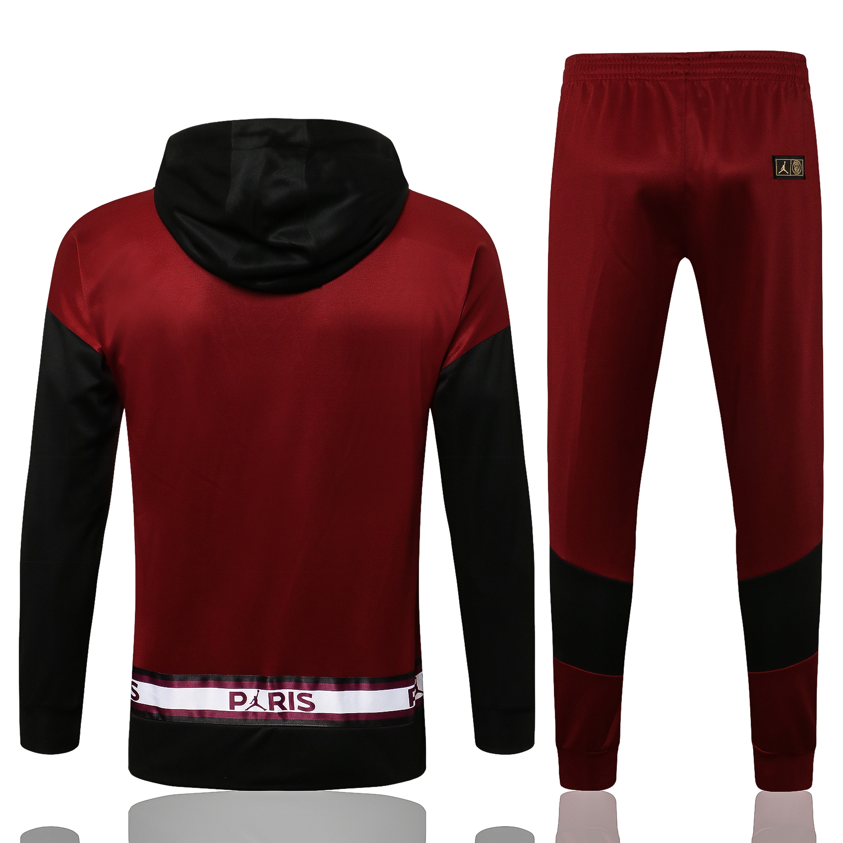 21-22 PSG Red Sweater Tracksuit with Black Cap Thai Quality - leoleo123123