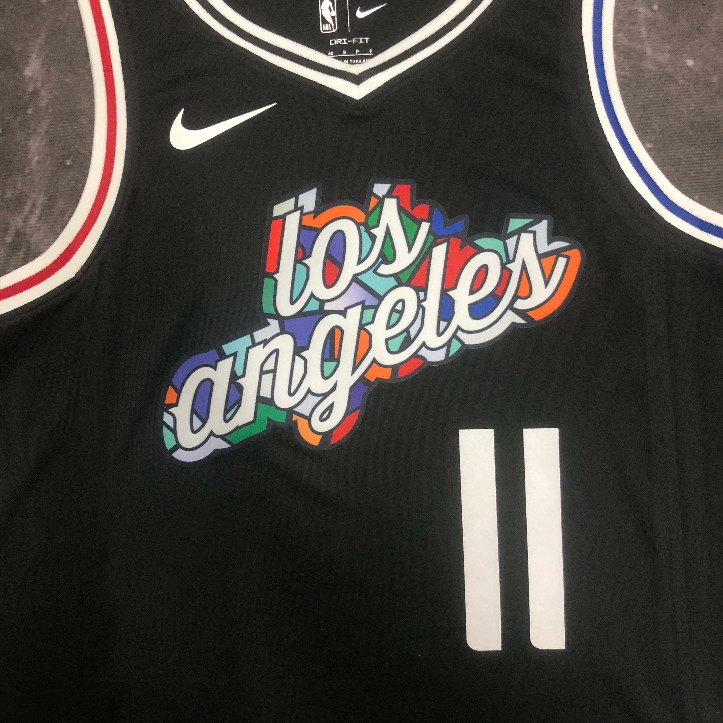 NBA Men Season 2023 Los Angeles Clippers Black City Edition #11 WALL Jersey High Quality Name and Number Print - leoleo123123
