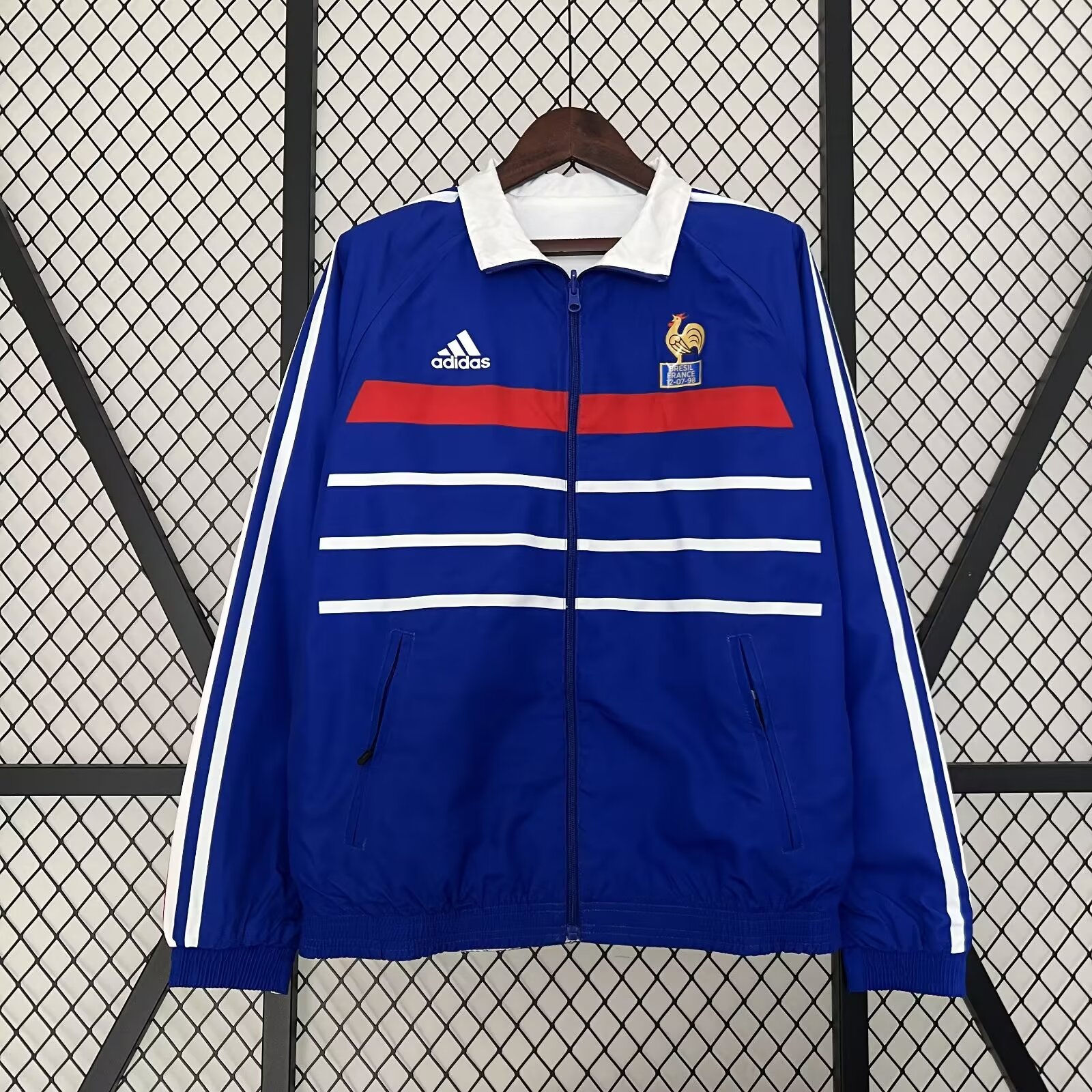 23/24 France Windbreaker Jacket two-sided Jacket Thai Quality - leoleo123123