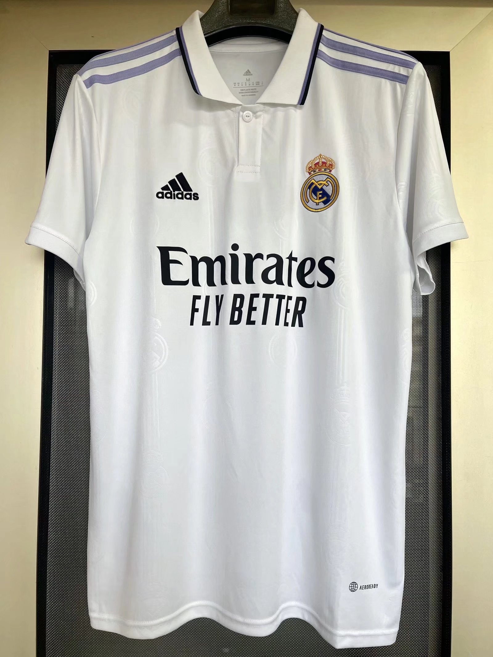 22/23 Real Madrid Home Jersey With Champions 14 1:1 Quality Fan Version - leoleo123123