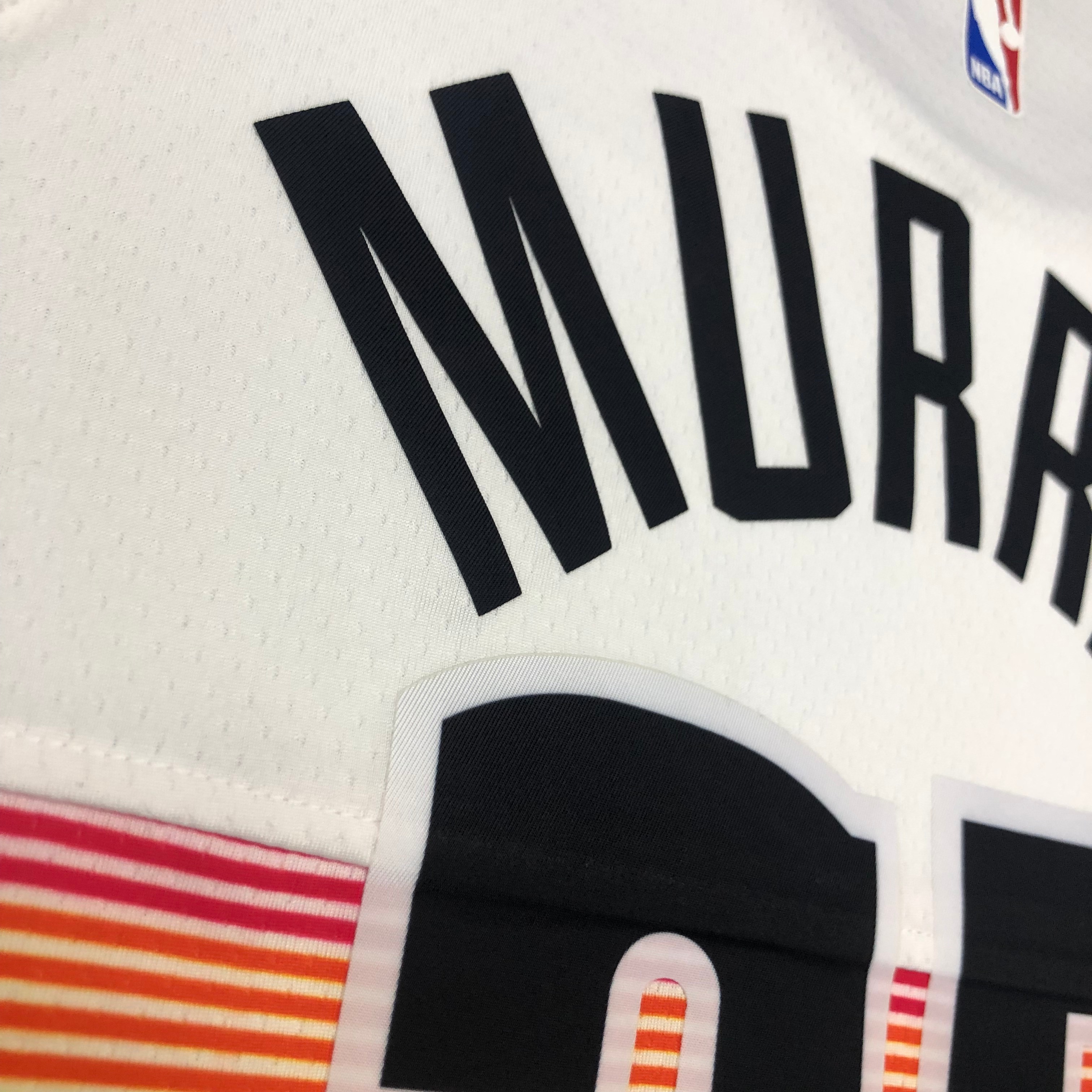 NBA Men Denver Nuggets White City #27 MURRAY Jersey High Quality Name and Number Print - leoleo123123