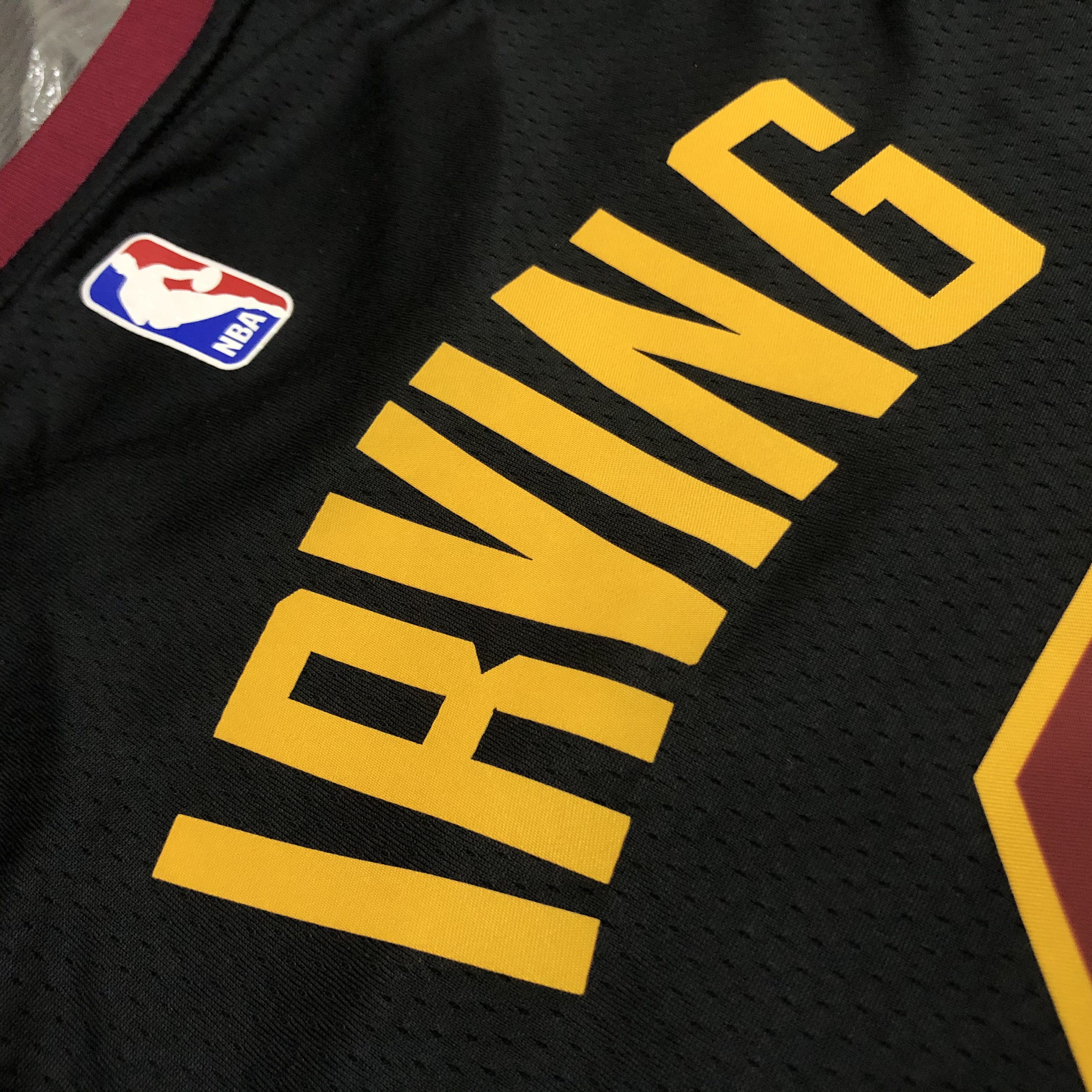 NBA Men Season 2021 Cleveland Cavaliers Black #2 IRVING Jersey High Quality Name and Number Print - leoleo123123