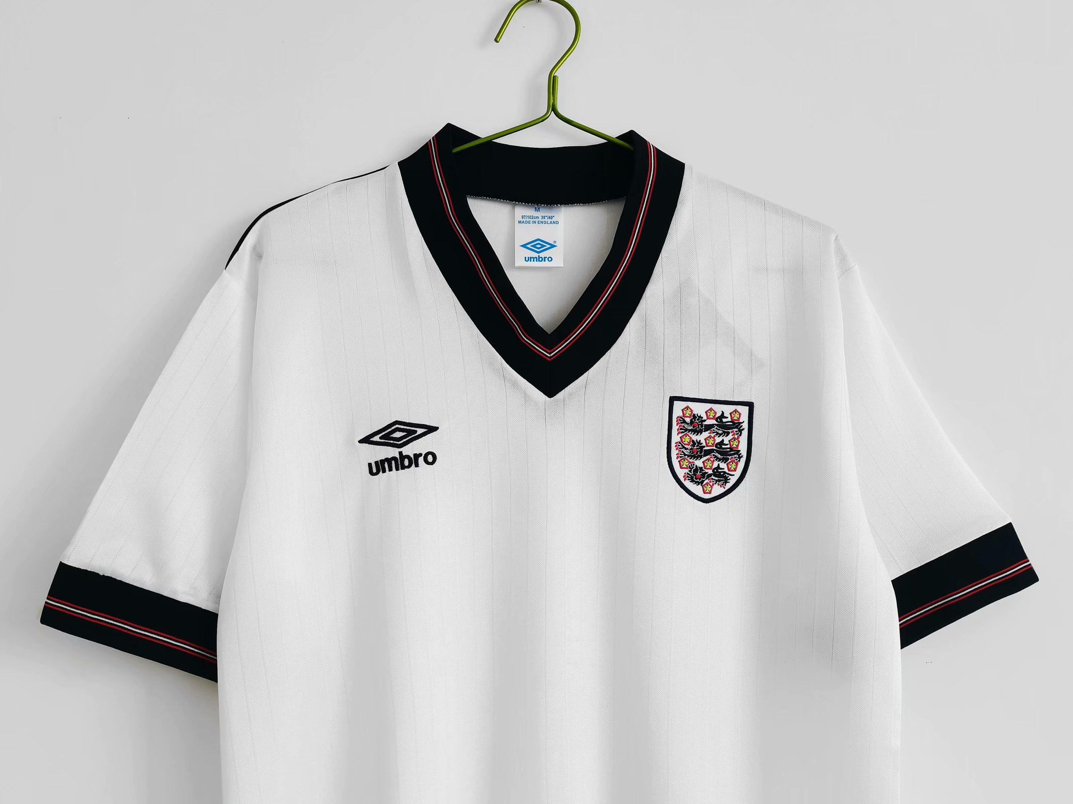 84/87 England Home Retro Jersey - leoleo123123