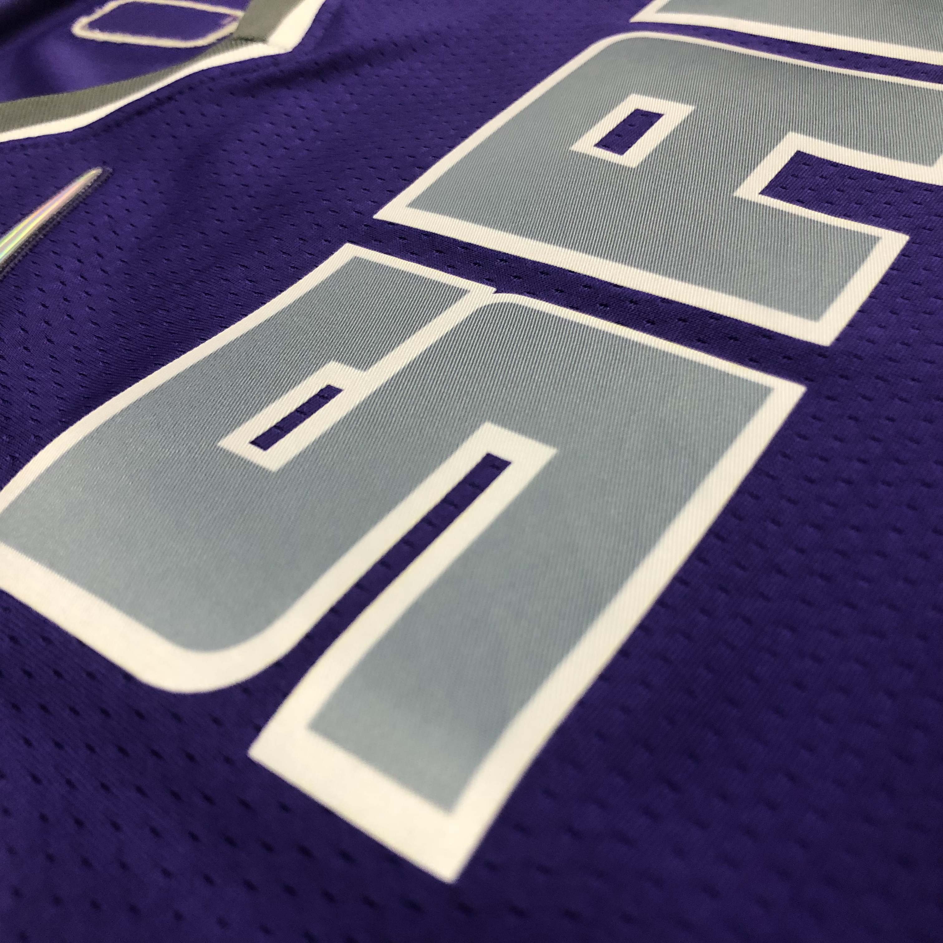 NBA 75th Anniversary Sacramento Kings Purple #5 FOX Jersey High Quality Name and Number Print - leoleo123123