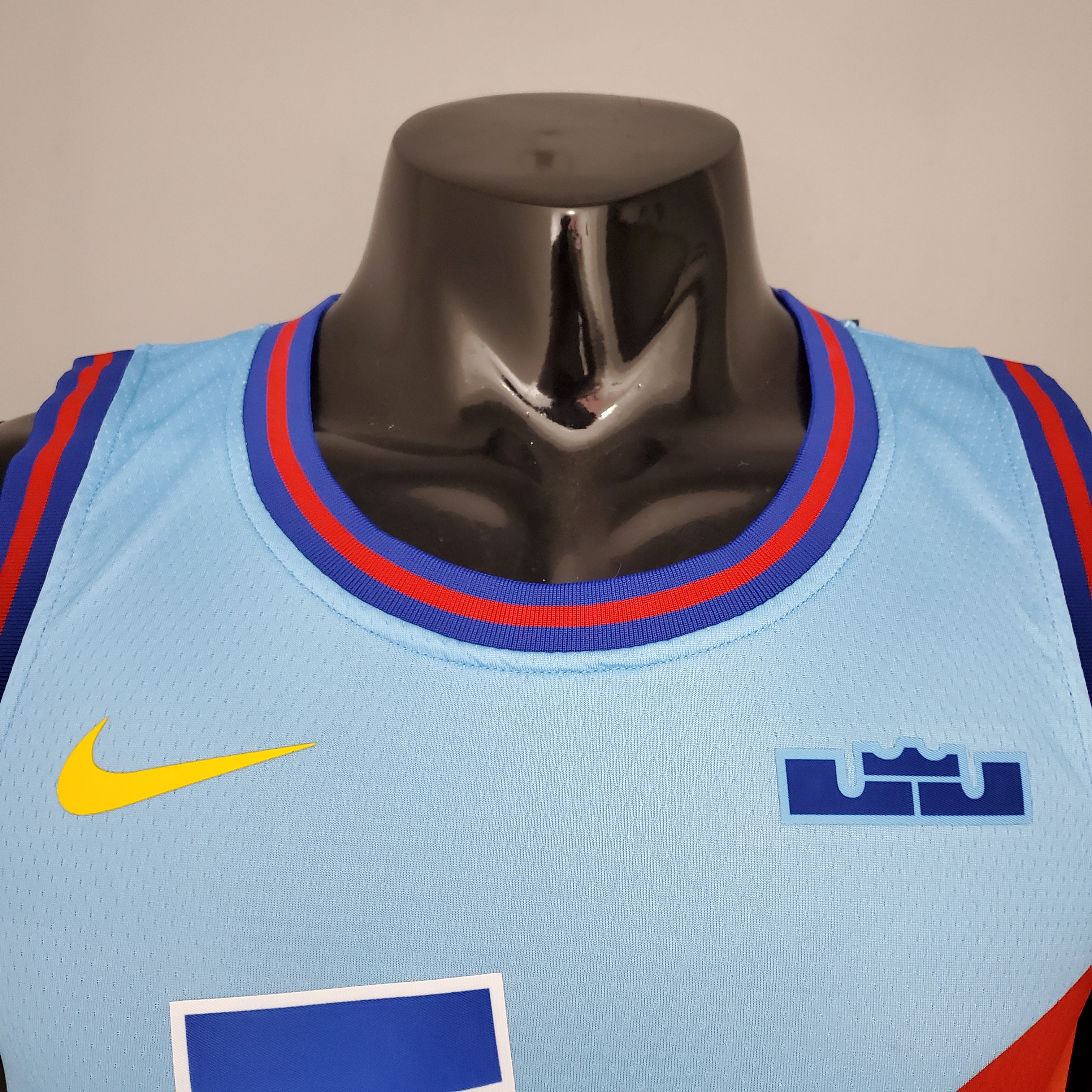 21/22 James#6 Slam dunk version blue NBA Jersey High Quality Name and Number Print - leoleo123123