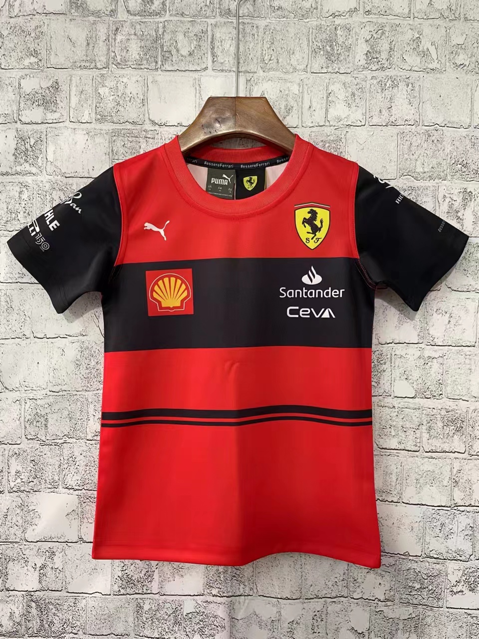 2023 Ferrari F1 Team POLO Round Collar T-Shirt - leoleo123123