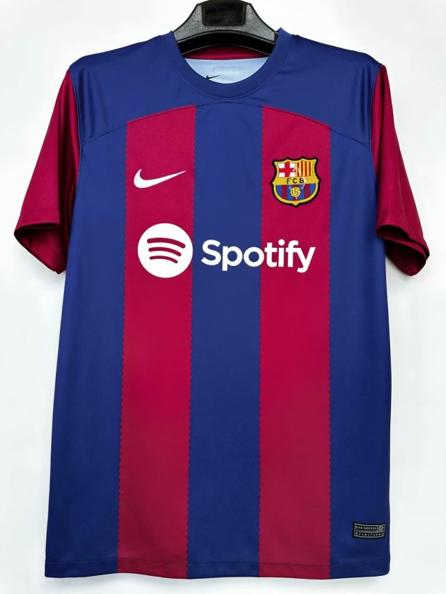 23/24 Barcelona Home Jersey 1:1 Quality Fan Version - leoleo123123