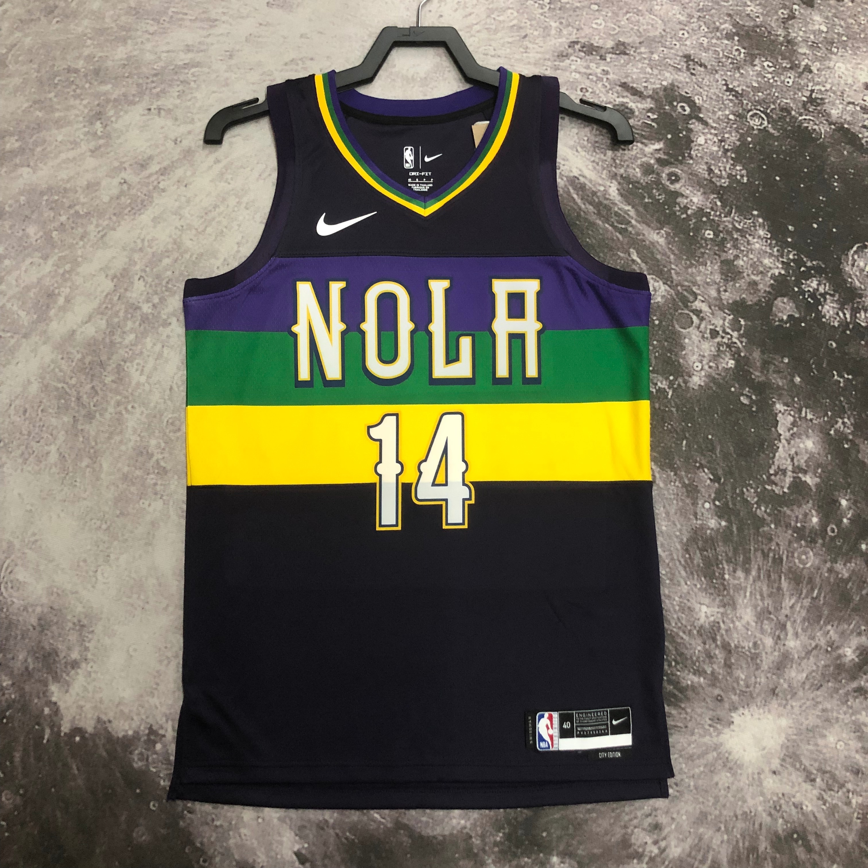 NBA Men 2022/23 New Orleans Pelicans City Edition #14 INGRAM Jersey High Quality Name and Number Print - leoleo123123