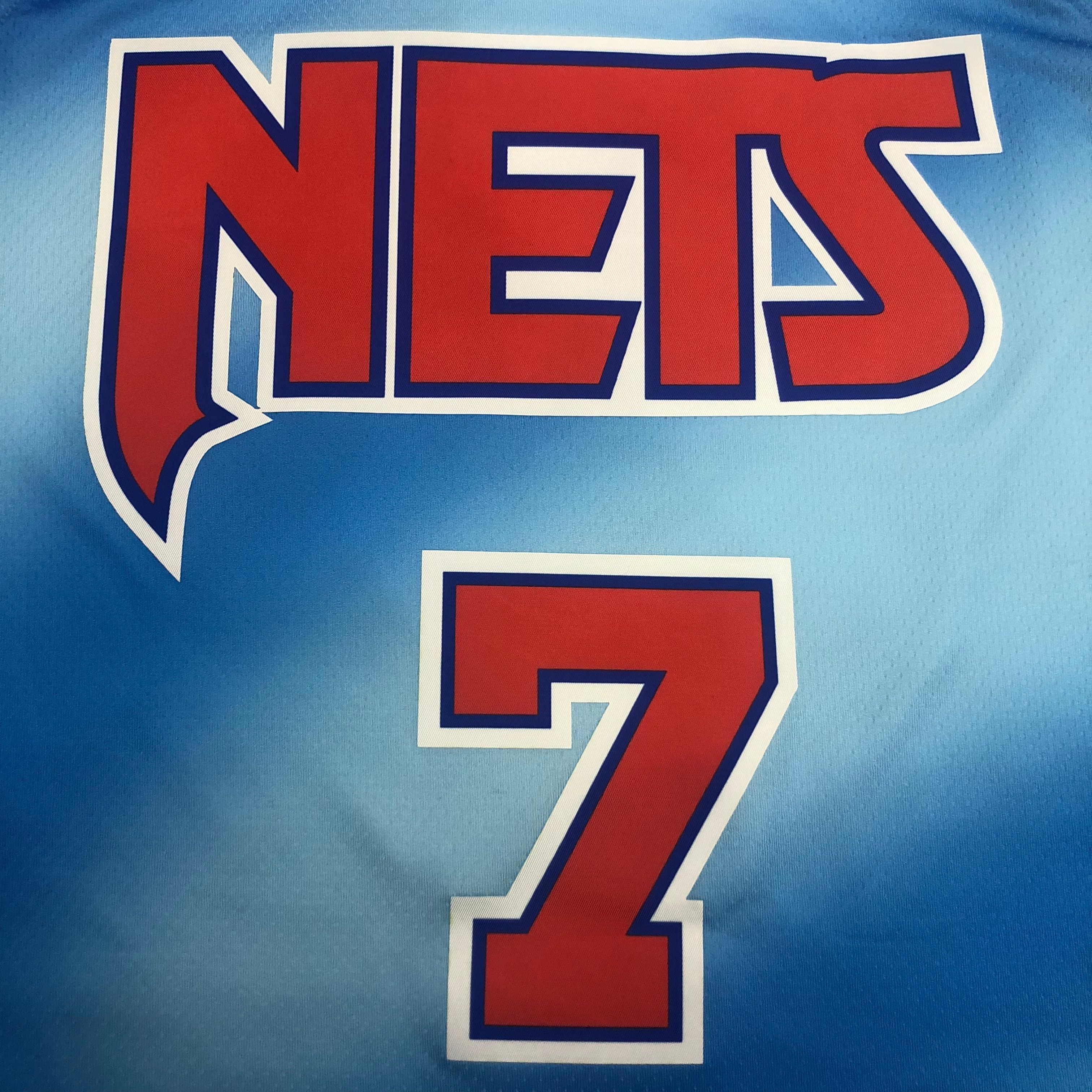 NBA Men Season 2021 Brooklyn Nets Blue Retro #7 DURANT Jersey High Quality Name and Number Print - leoleo123123