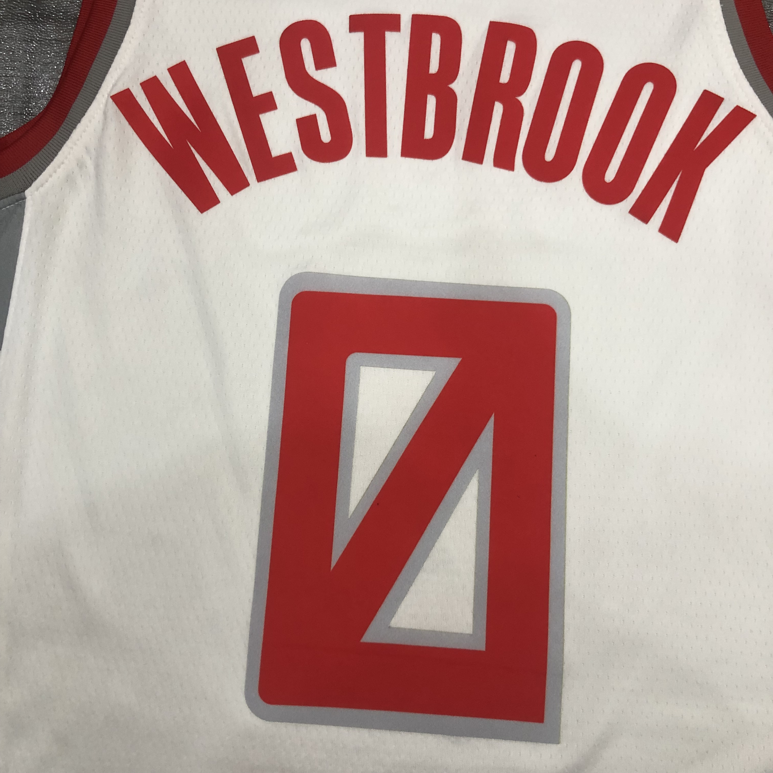 NBA Men Houston Rockets White City #0 WESTBROOK Jersey High Quality Name and Number Print - leoleo123123