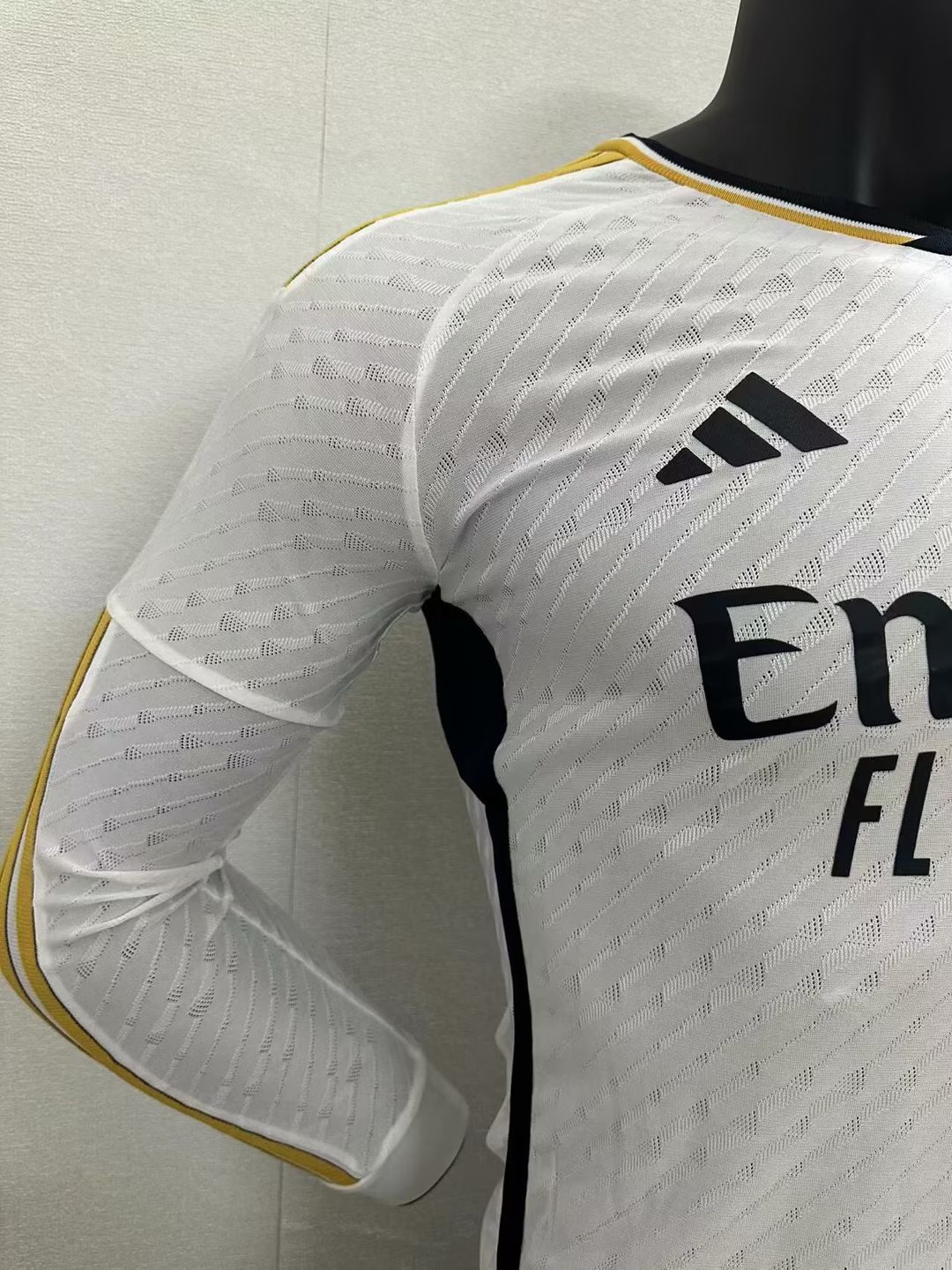 23/24 Real Madrid Home Long Sleeve Jersey Player Version 1:1 Quality - leoleo123123