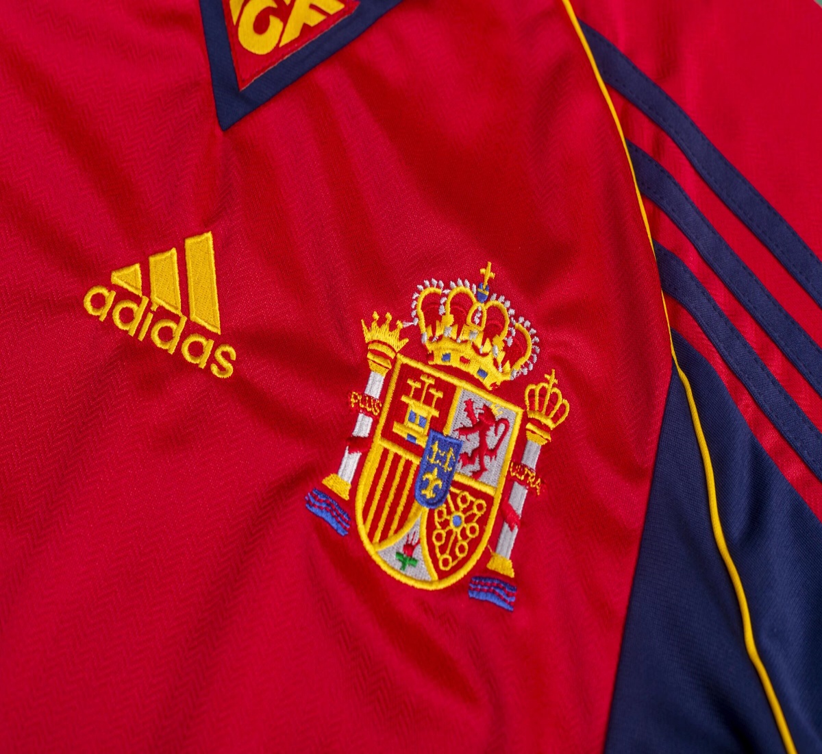 1998 Spain Home Fans Version Retro Jersey - leoleo123123