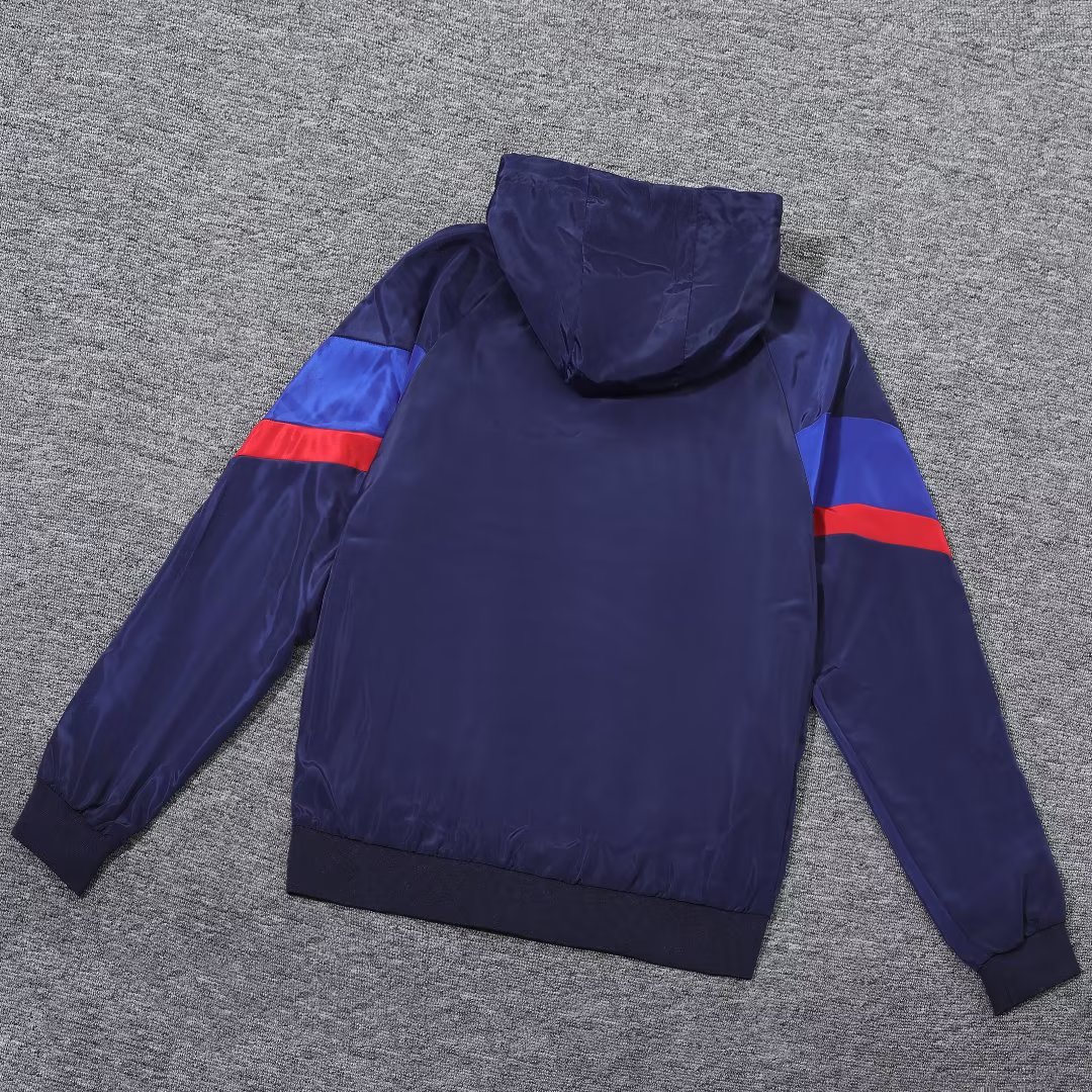 23/24 Barcelona Blue Windbreaker Jacket 1:1 Quality - leoleo123123