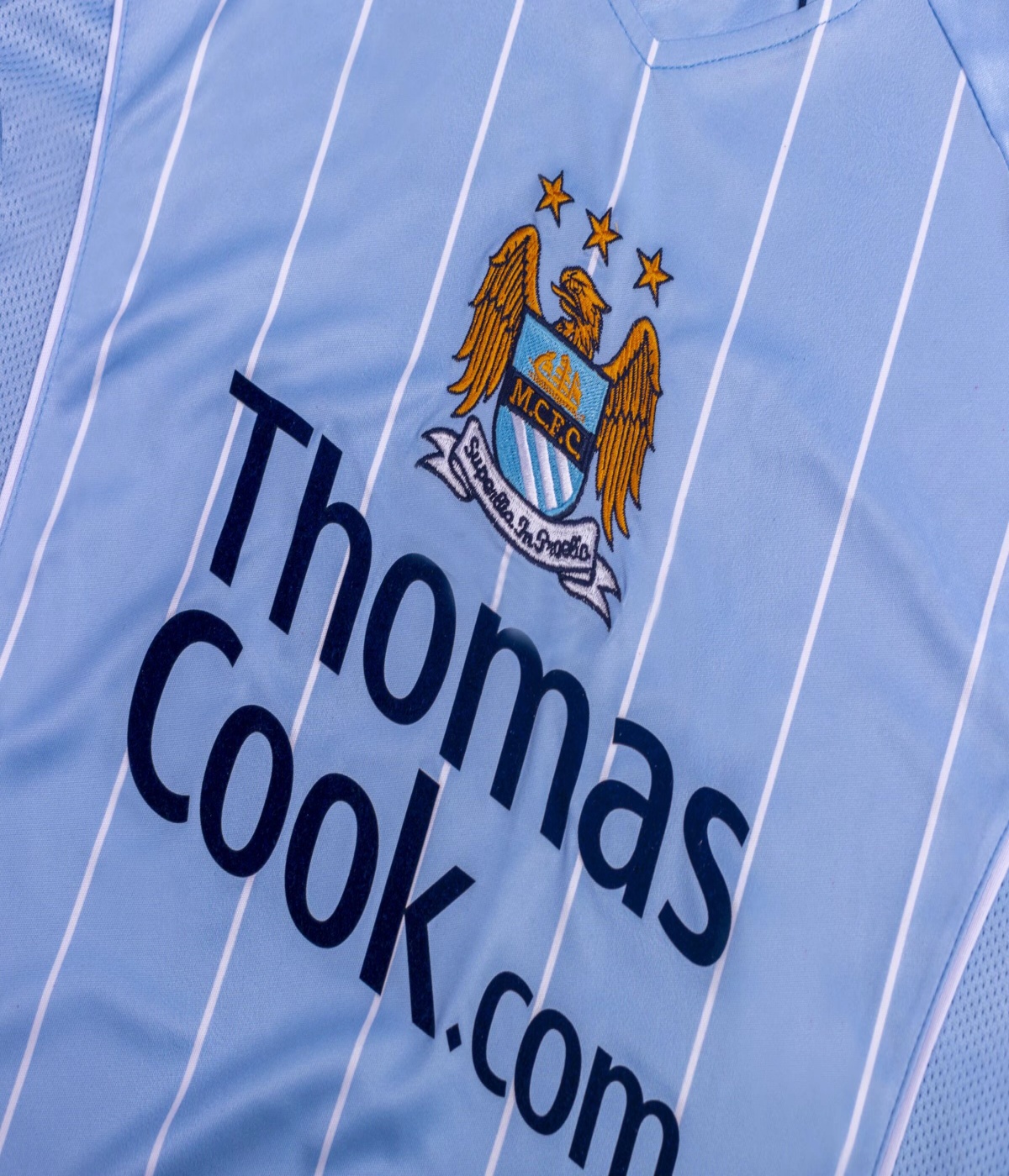 07/08 Man City Home Retro Jersey - leoleo123123